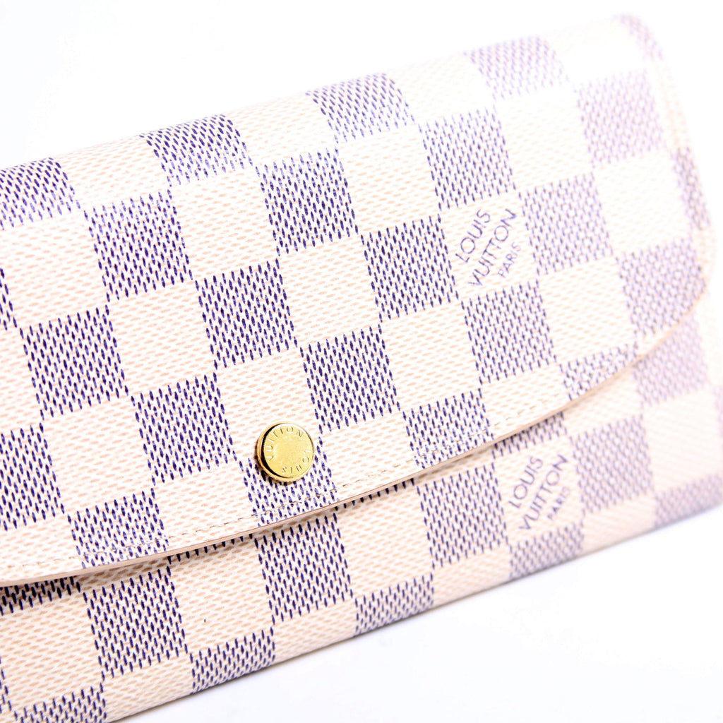 Emilie Wallet Damier Azur Newer