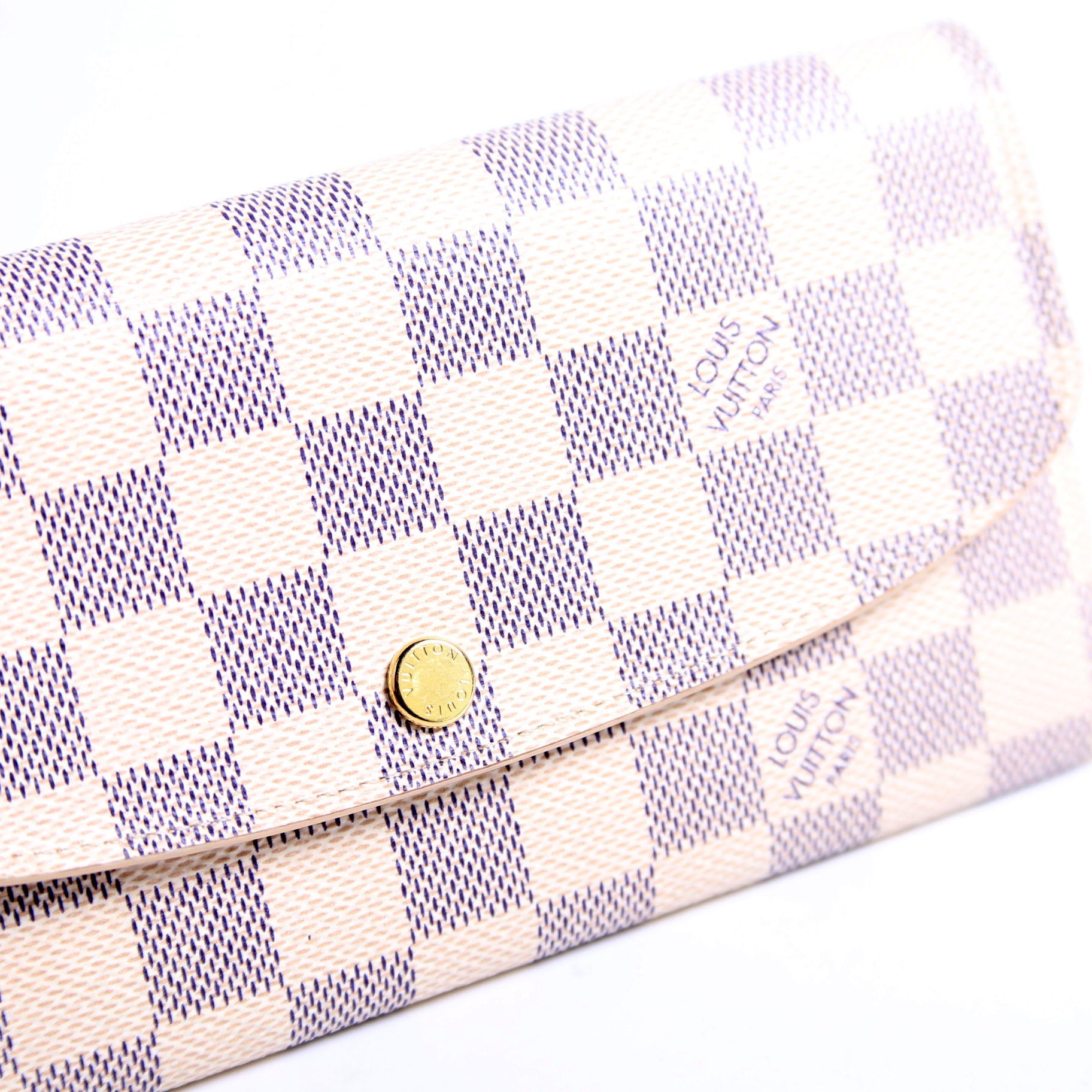 Emilie Wallet Damier Azur Newer