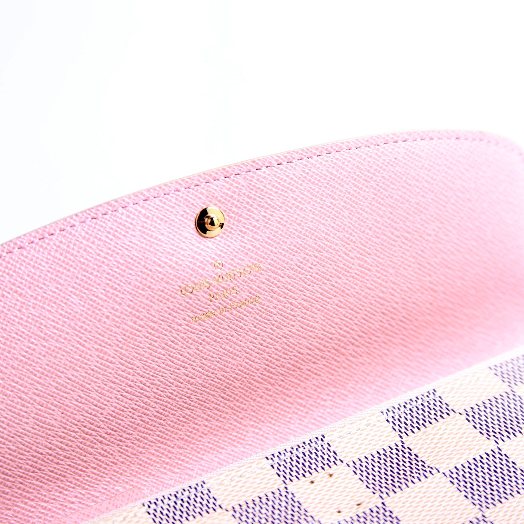 Emilie Wallet Damier Azur Newer