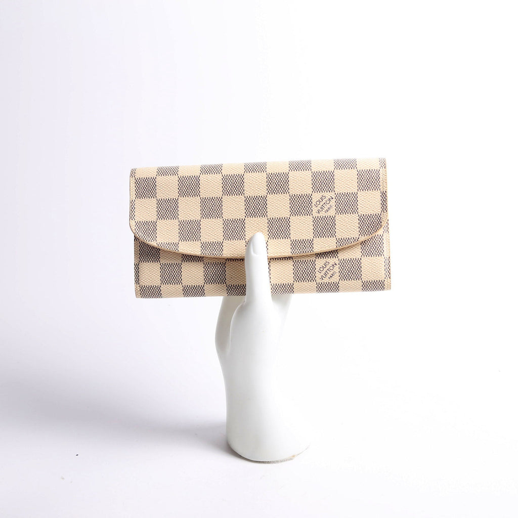Emilie Wallet Damier Azur Newer