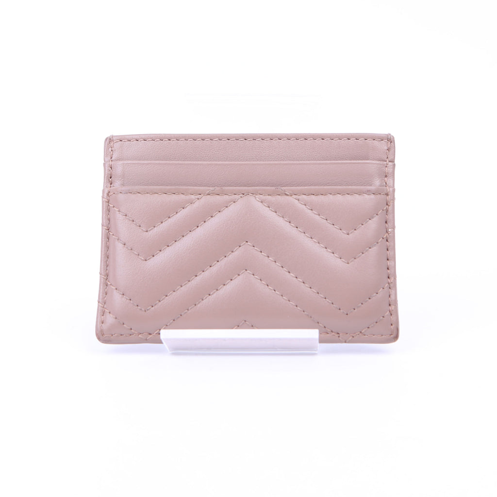 443127 GG Marmont Card Holder Nude