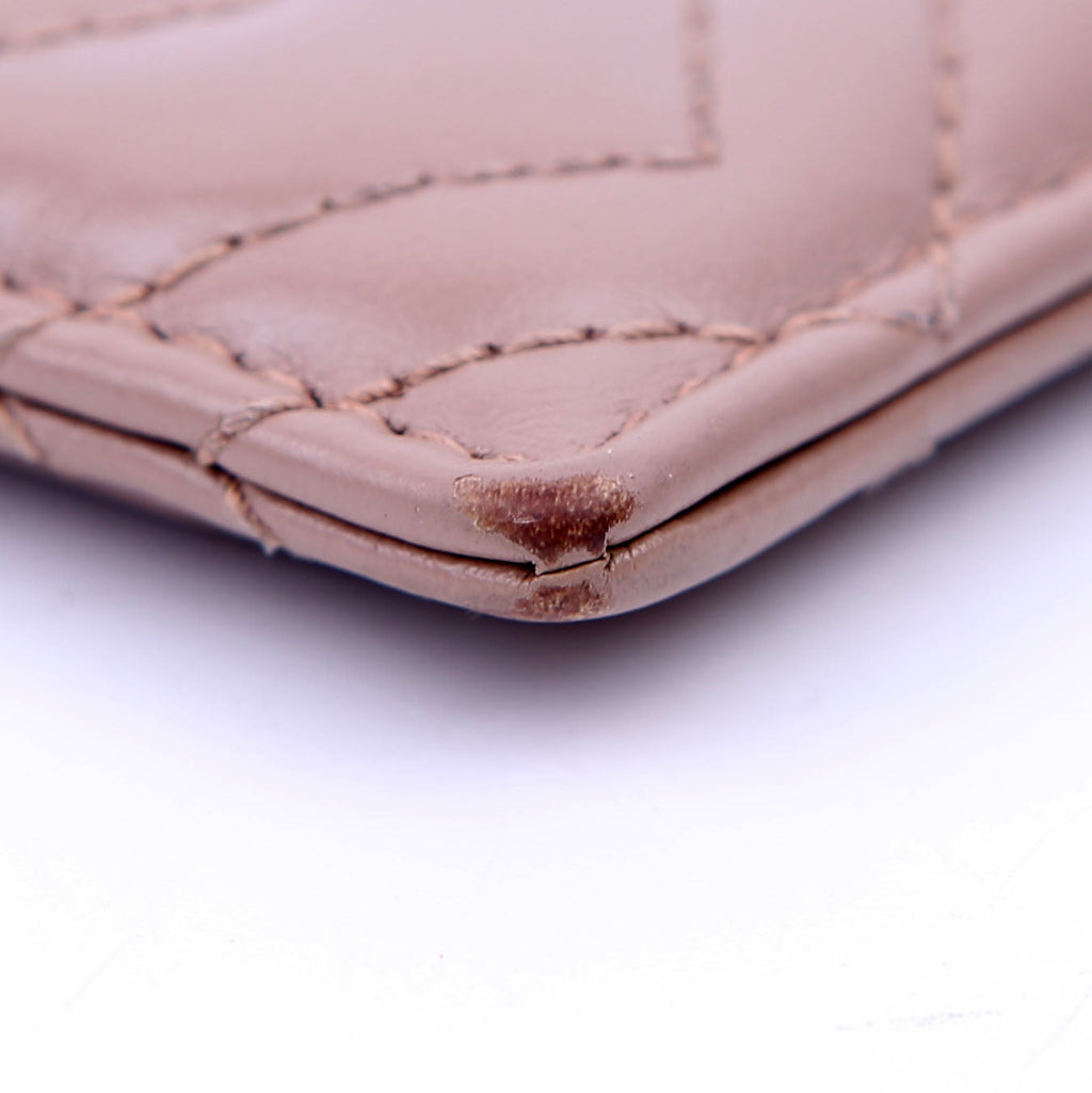 443127 GG Marmont Card Holder Nude