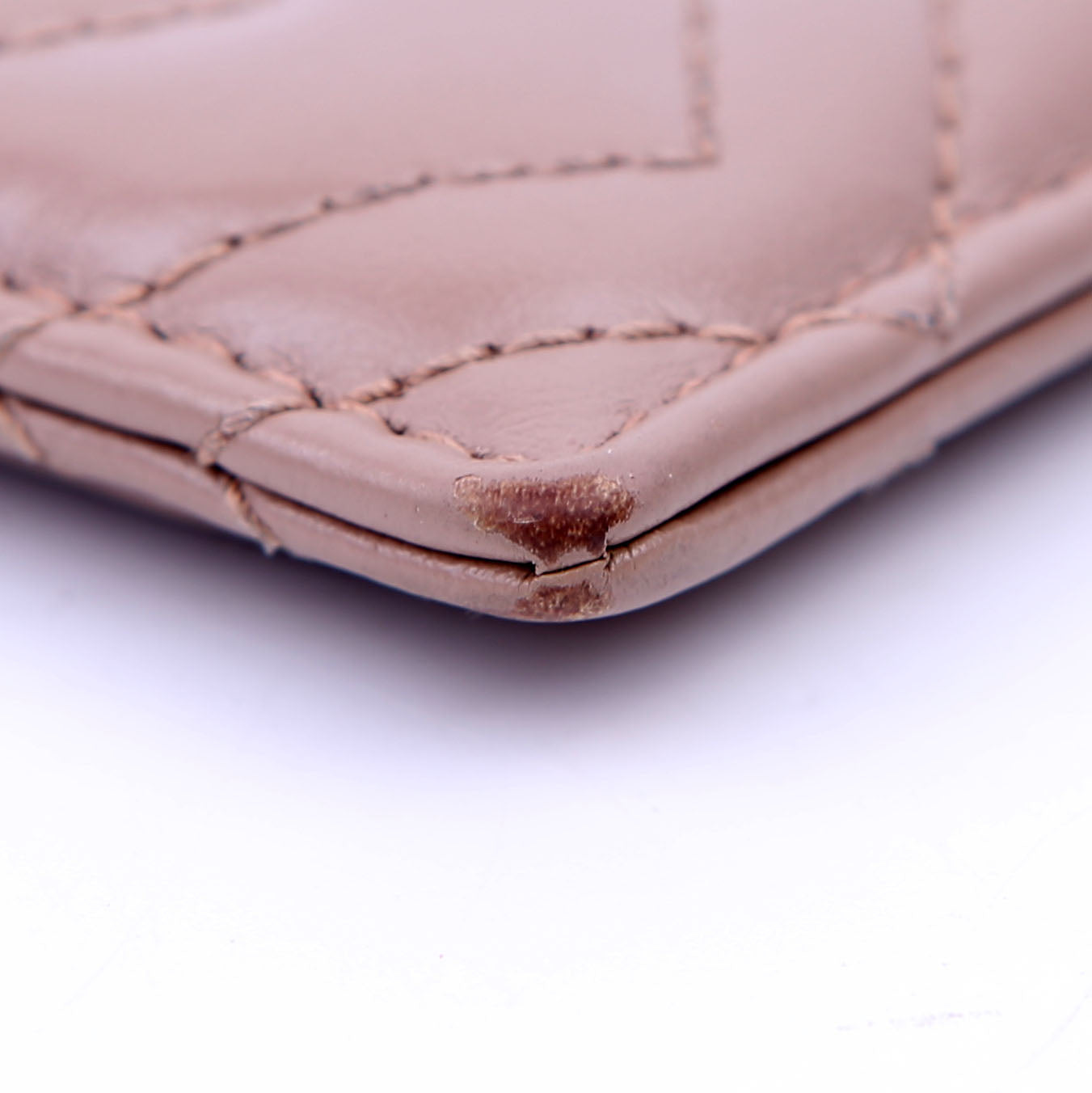 443127 GG Marmont Card Holder Nude