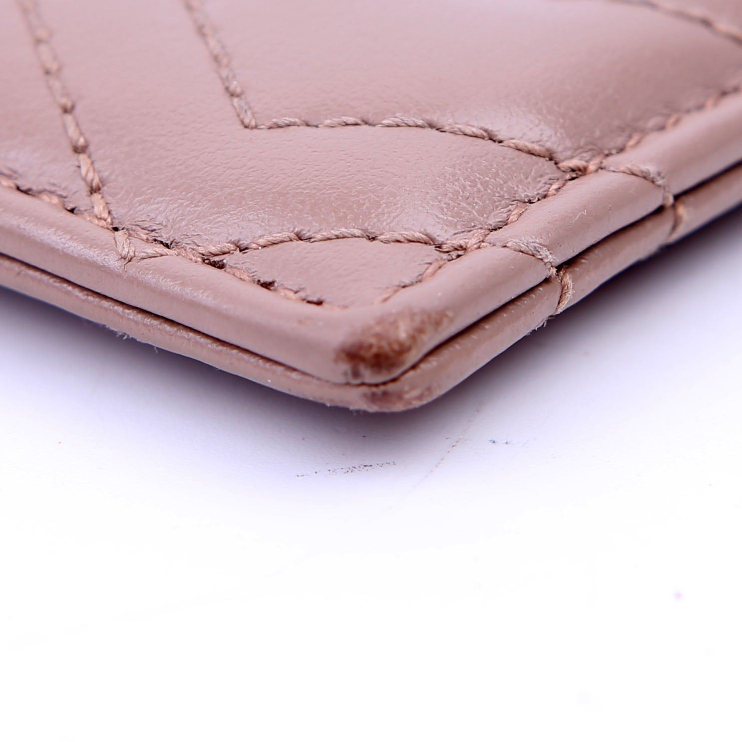 443127 GG Marmont Card Holder Nude