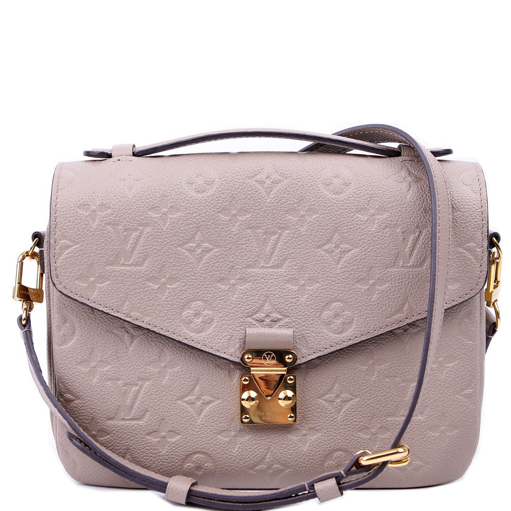 Pochette Metis Empreinte Taupe