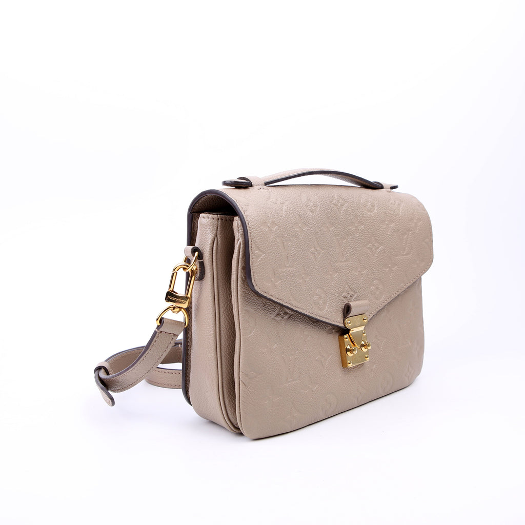 Pochette Metis Empreinte Taupe