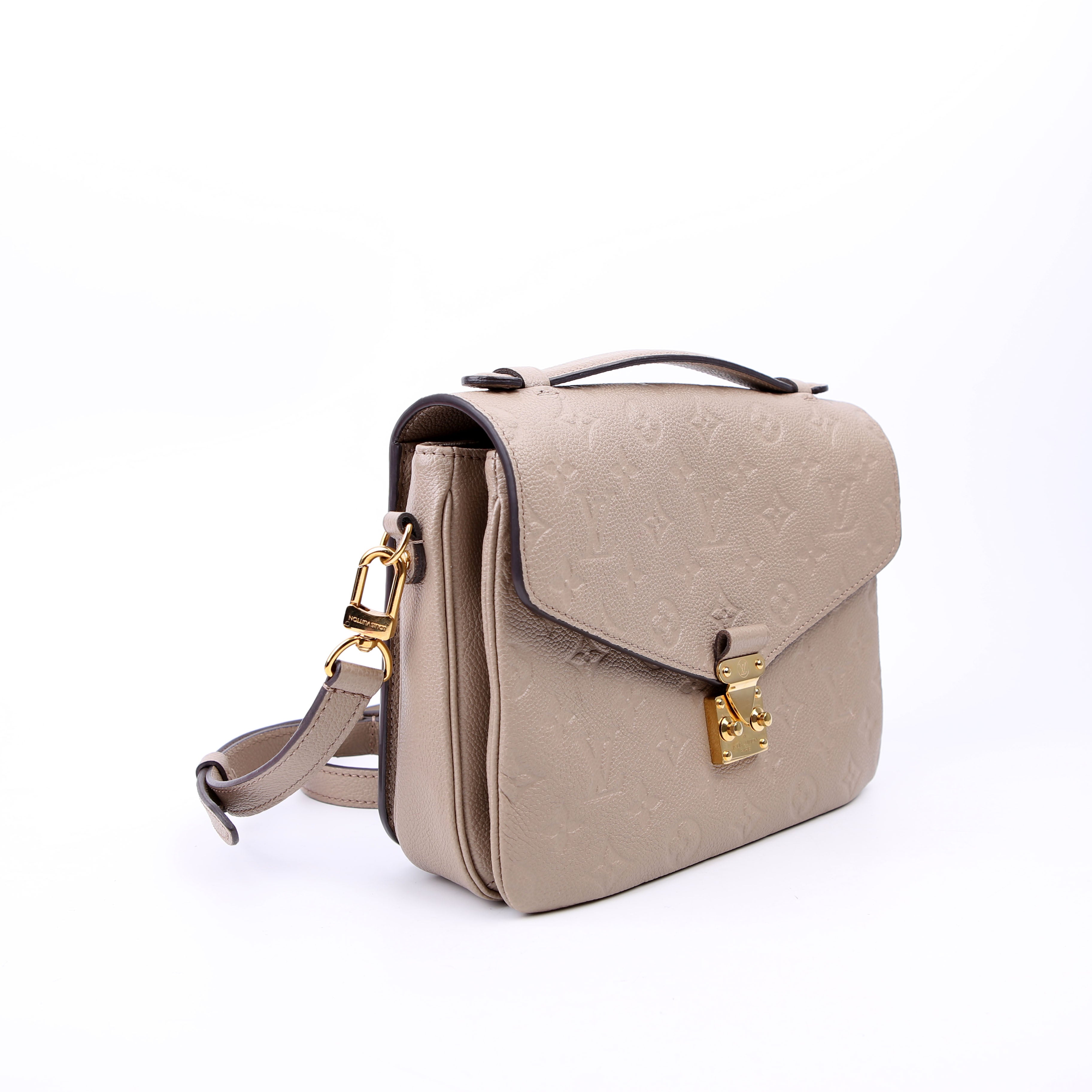 Pochette Metis Empreinte Taupe