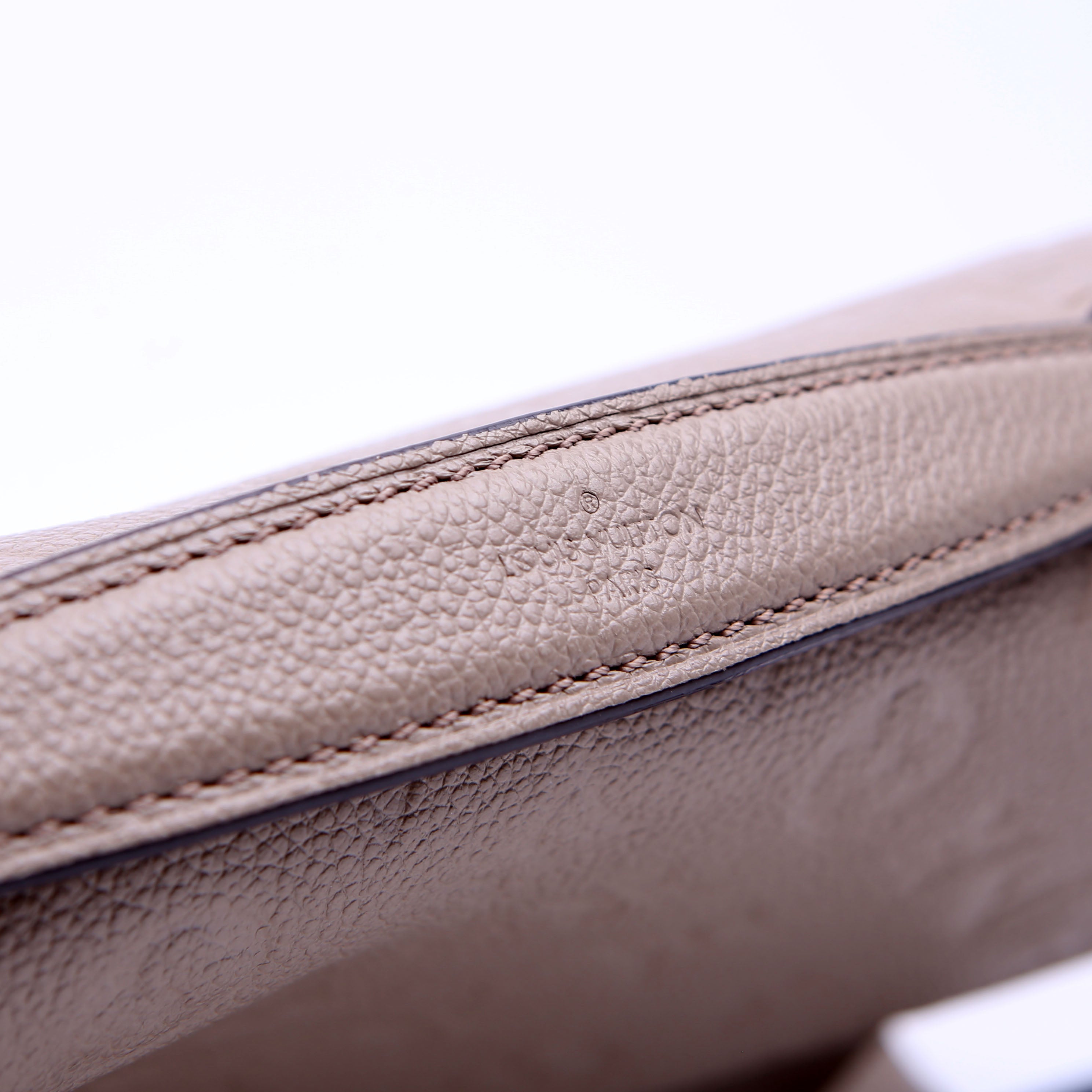 Pochette Metis Empreinte Taupe