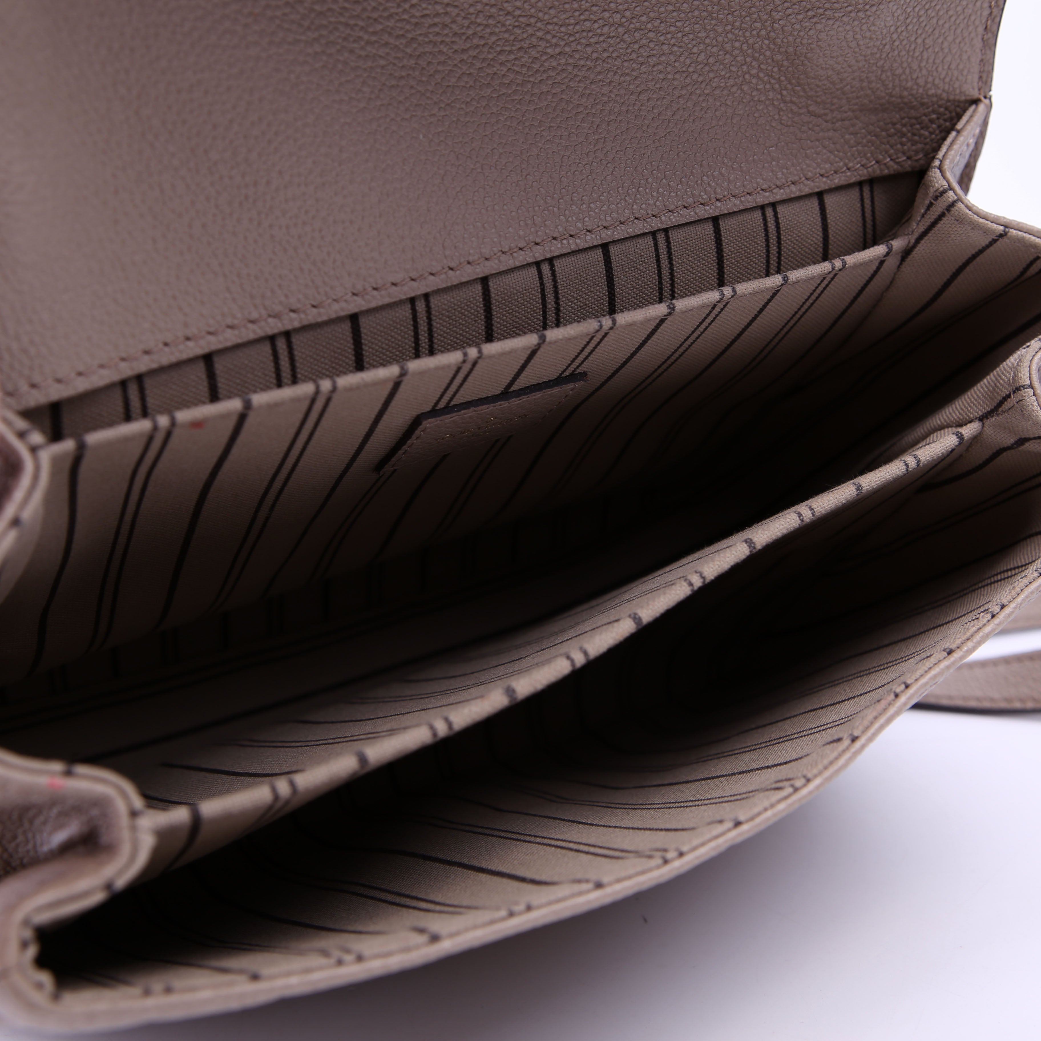 Pochette Metis Empreinte Taupe