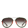 GG0062S Aviator Sunglasses Green/Red