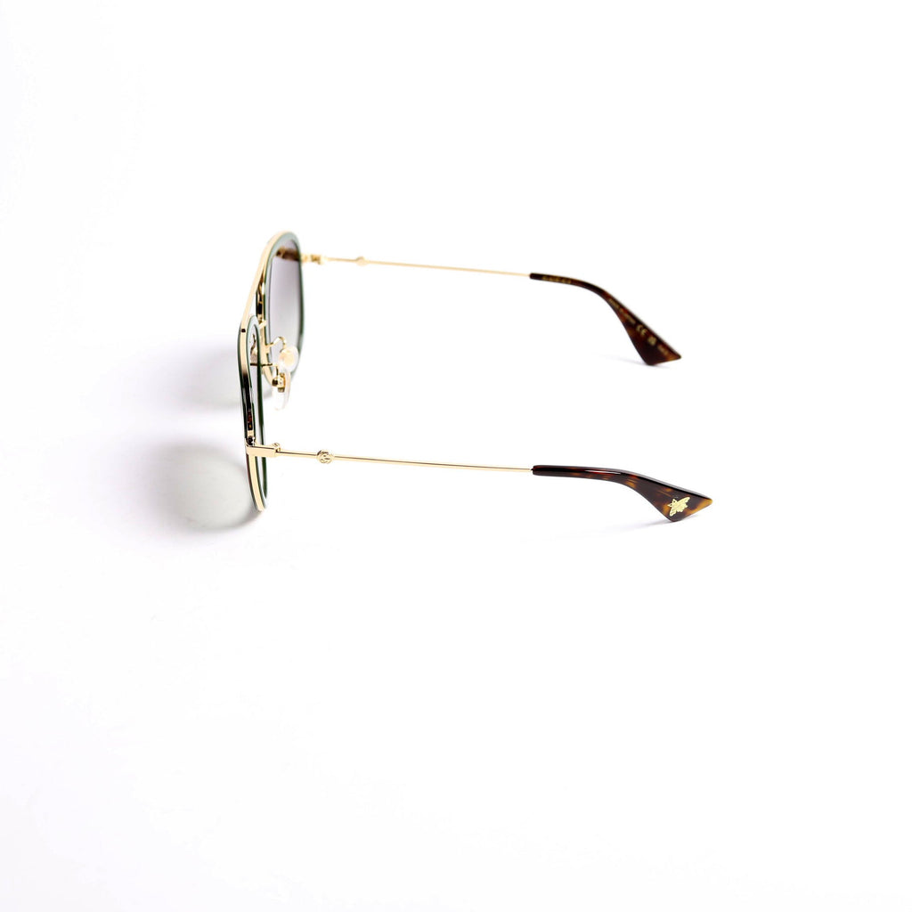 GG0062S Aviator Sunglasses Green/Red