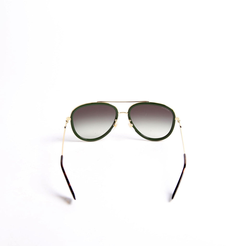 GG0062S Aviator Sunglasses Green/Red