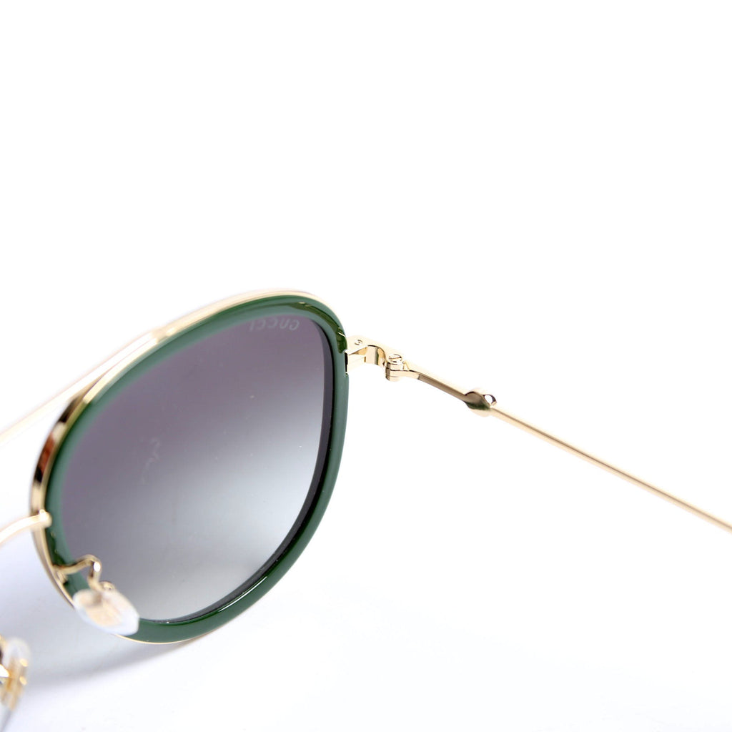GG0062S Aviator Sunglasses Green/Red