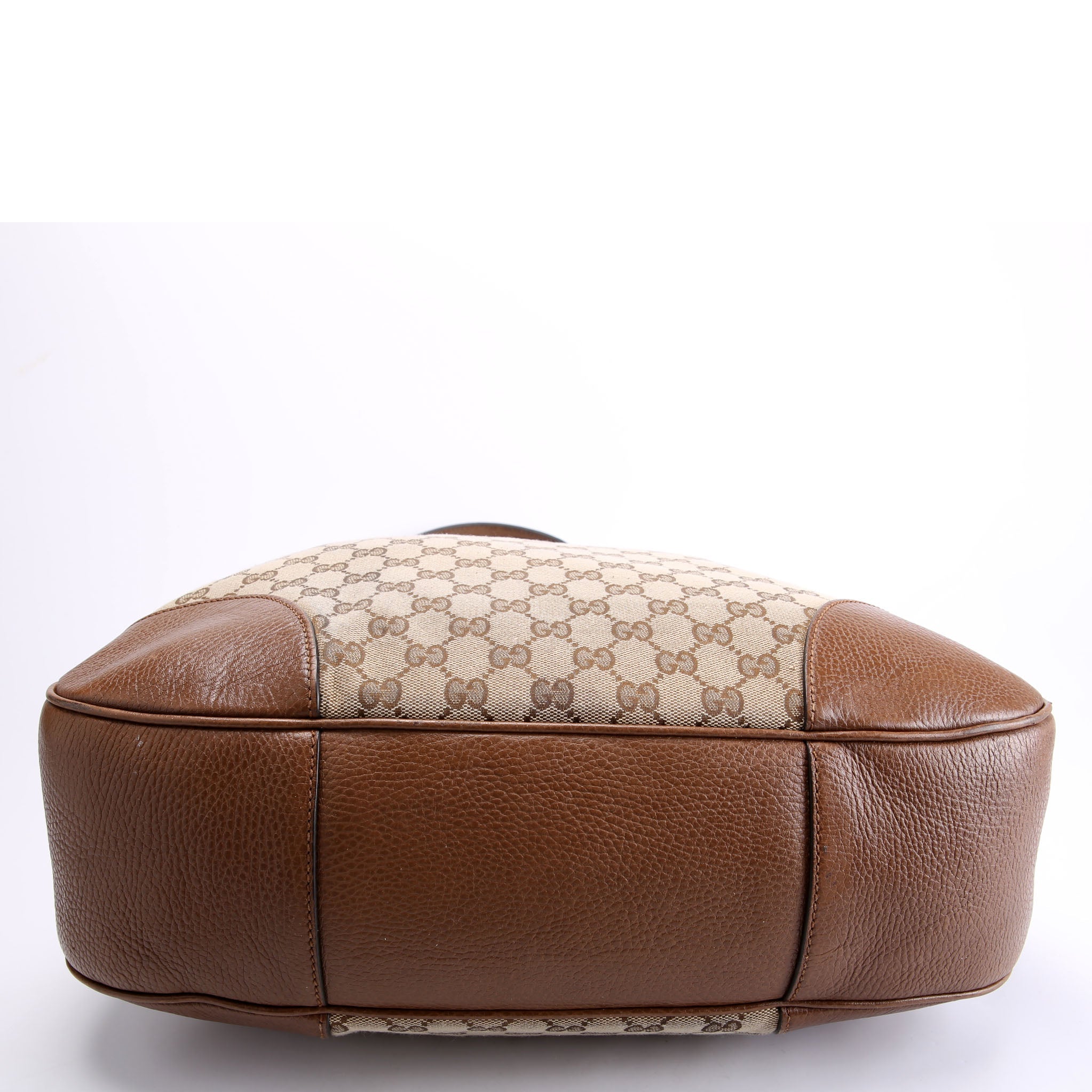 449244 GG Canvas Bree Hobo Tan/Brown
