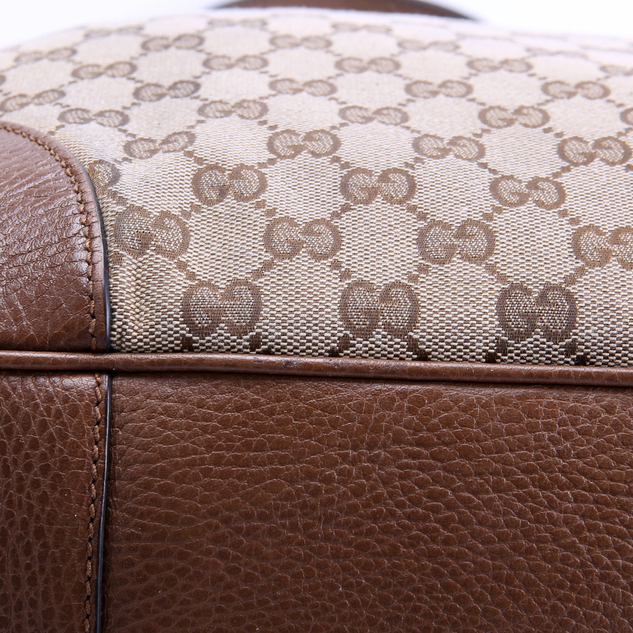 449244 GG Canvas Bree Hobo Tan/Brown