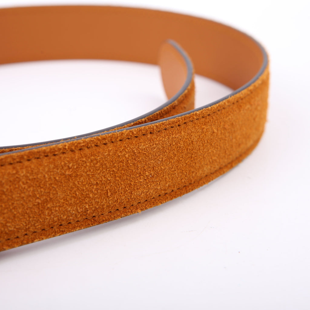 Gucci 690557 Blondie Suede Belt Size 70/28 Tan