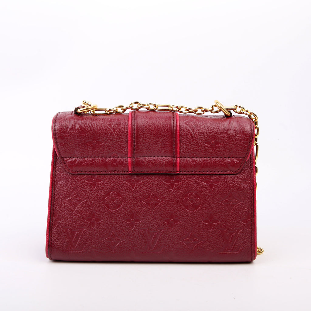 Saint Sulpice PM Empreinte Burgundy/Pink