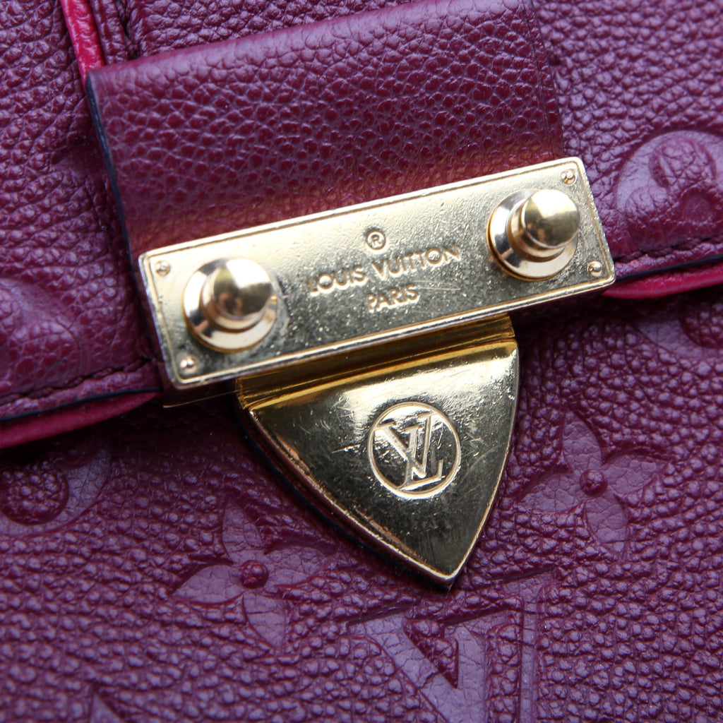 Saint Sulpice PM Empreinte Burgundy/Pink