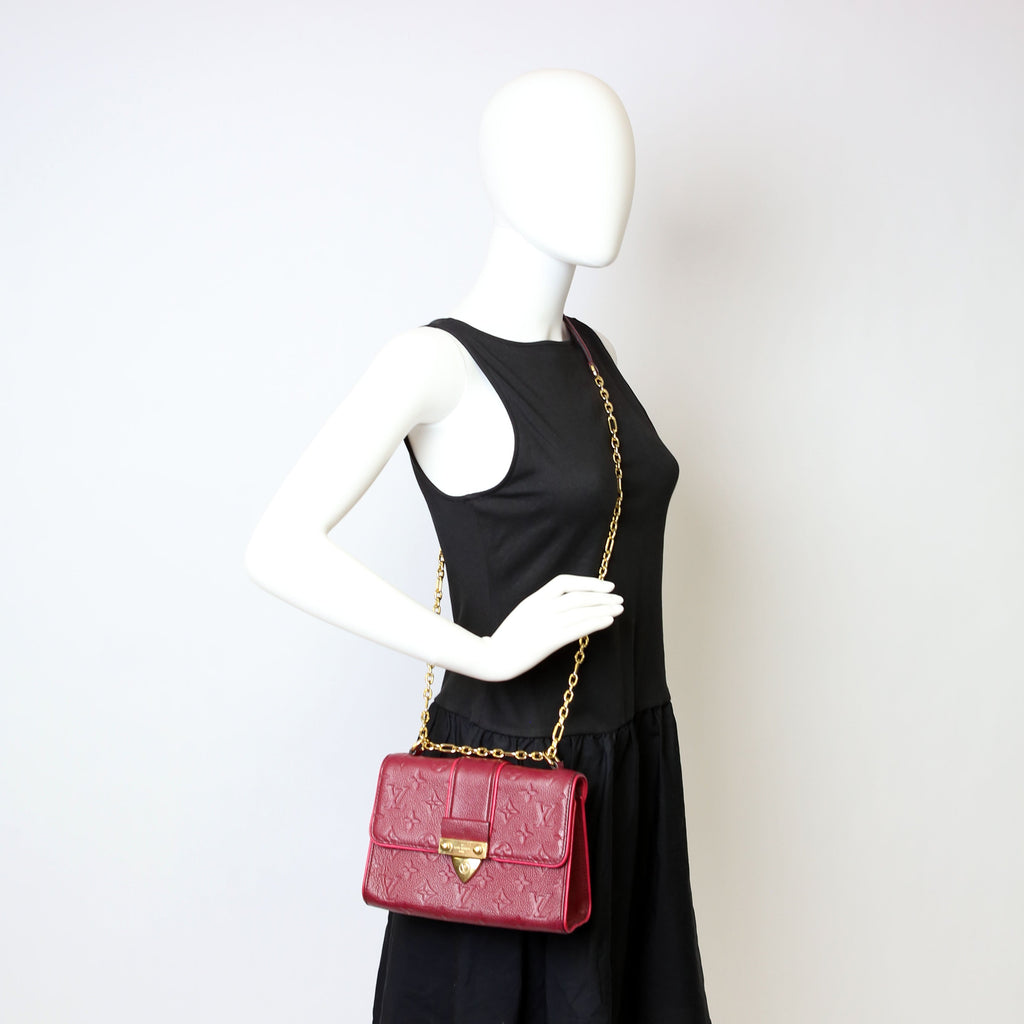 Saint Sulpice PM Empreinte Burgundy/Pink