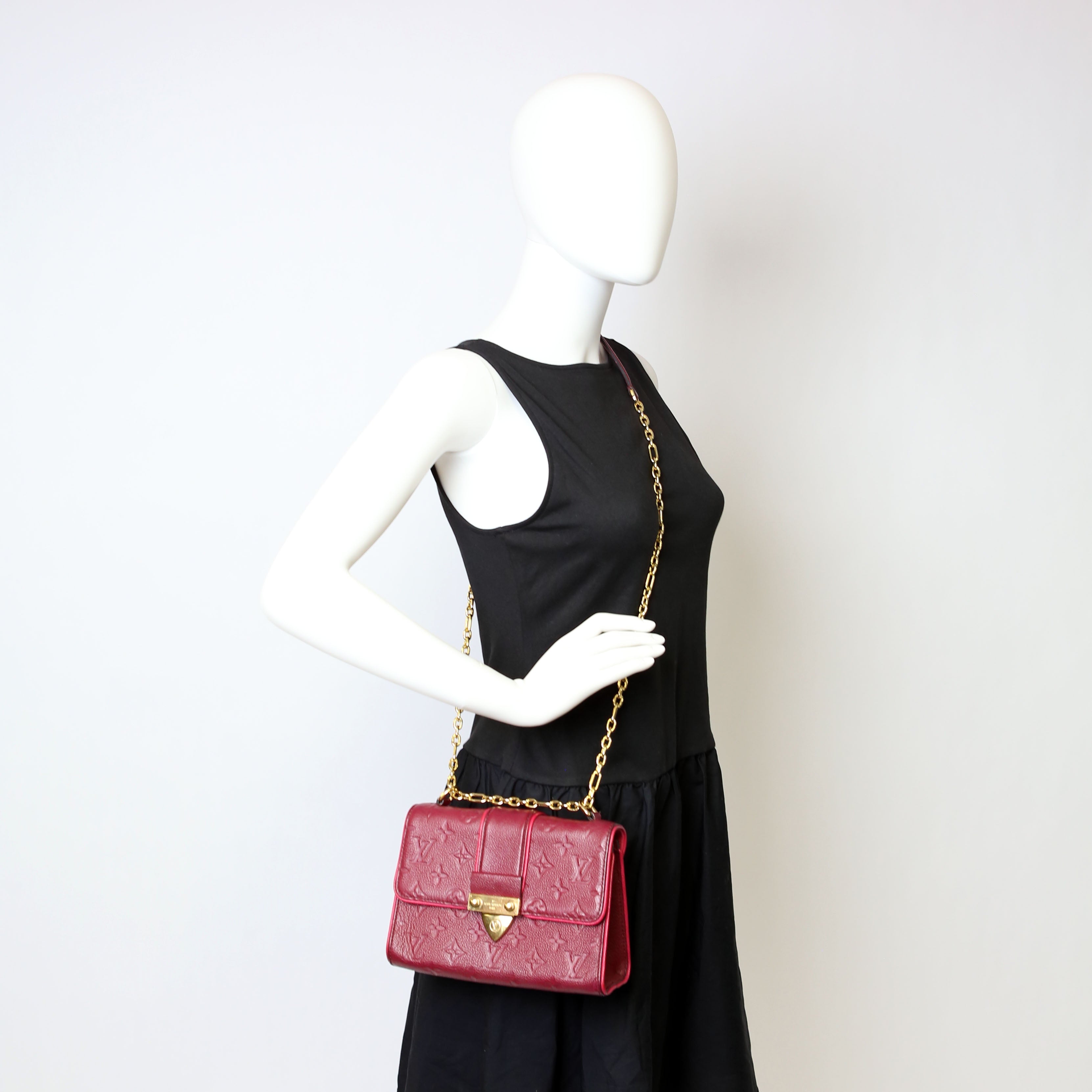 Saint Sulpice PM Empreinte Burgundy/Pink