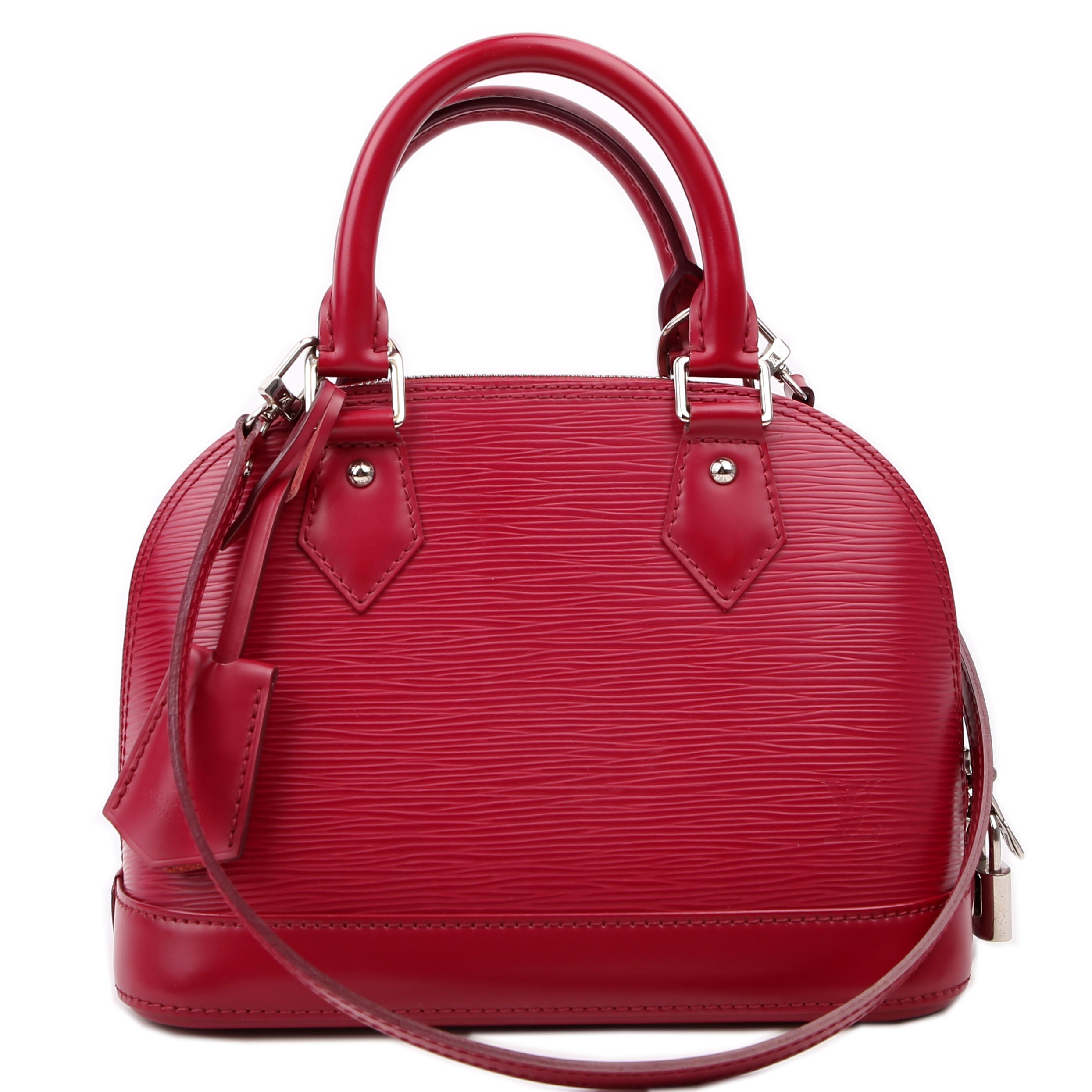 Alma BB With Strap Epi Burgundy
