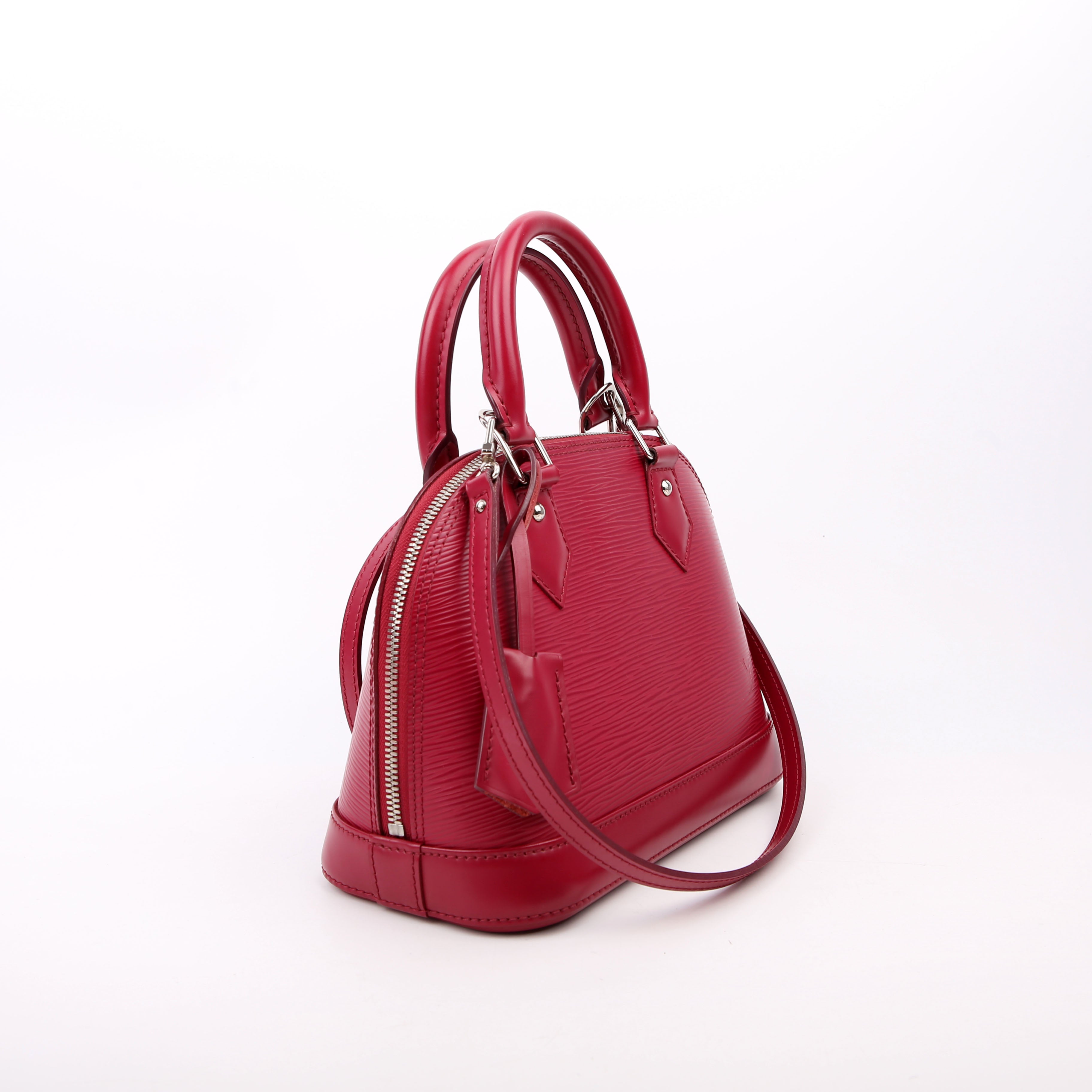 Alma BB With Strap Epi Burgundy