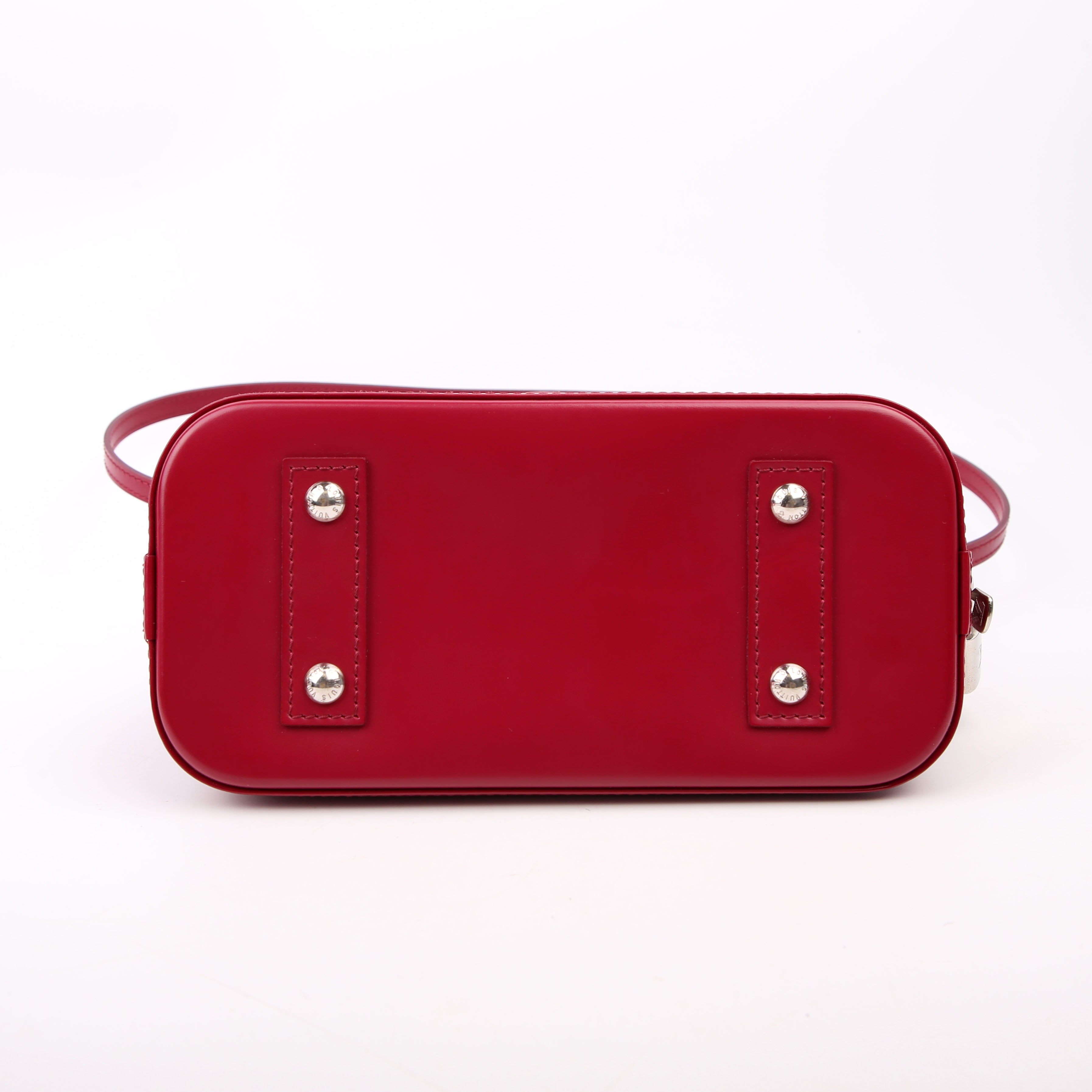 Alma BB With Strap Epi Burgundy