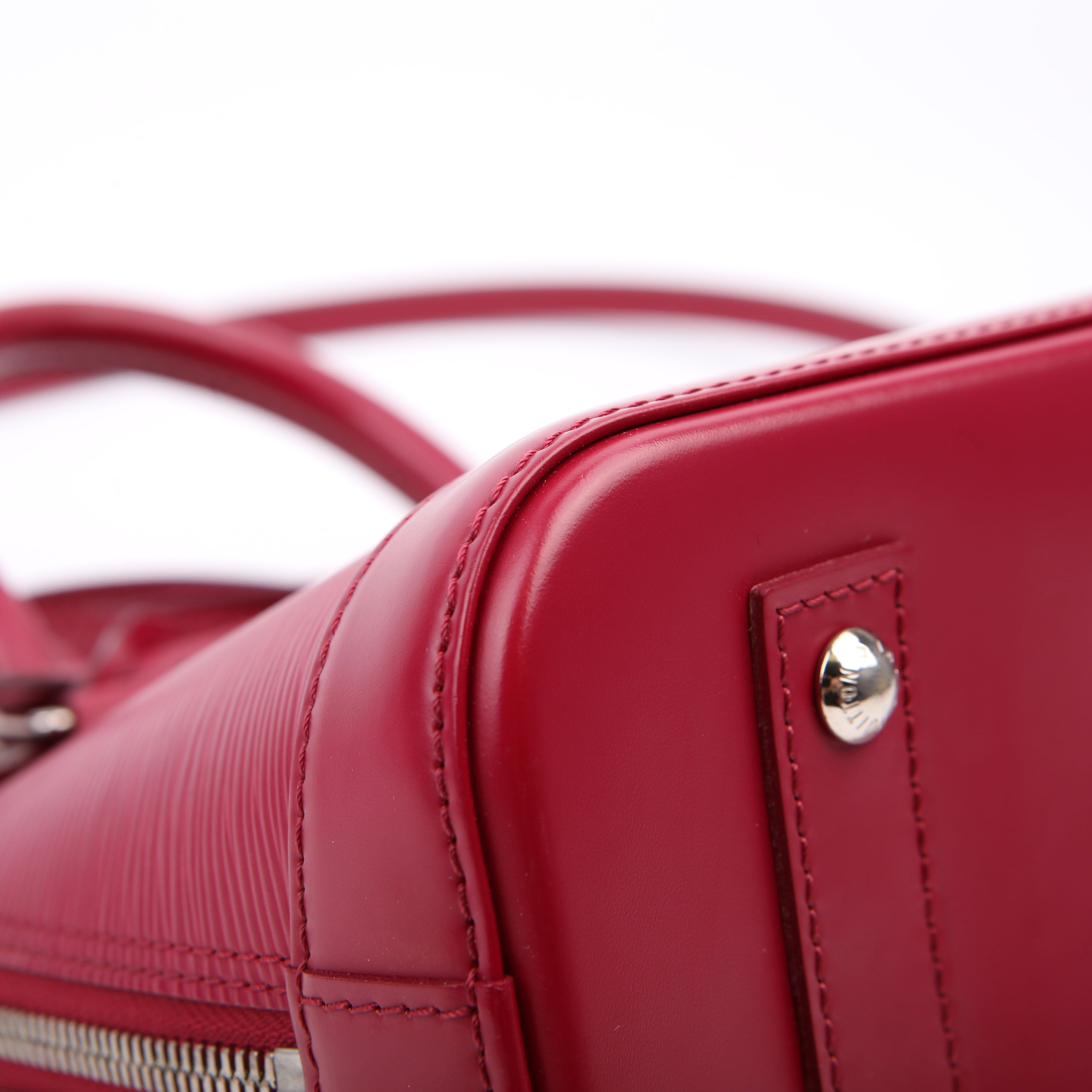 Alma BB With Strap Epi Burgundy