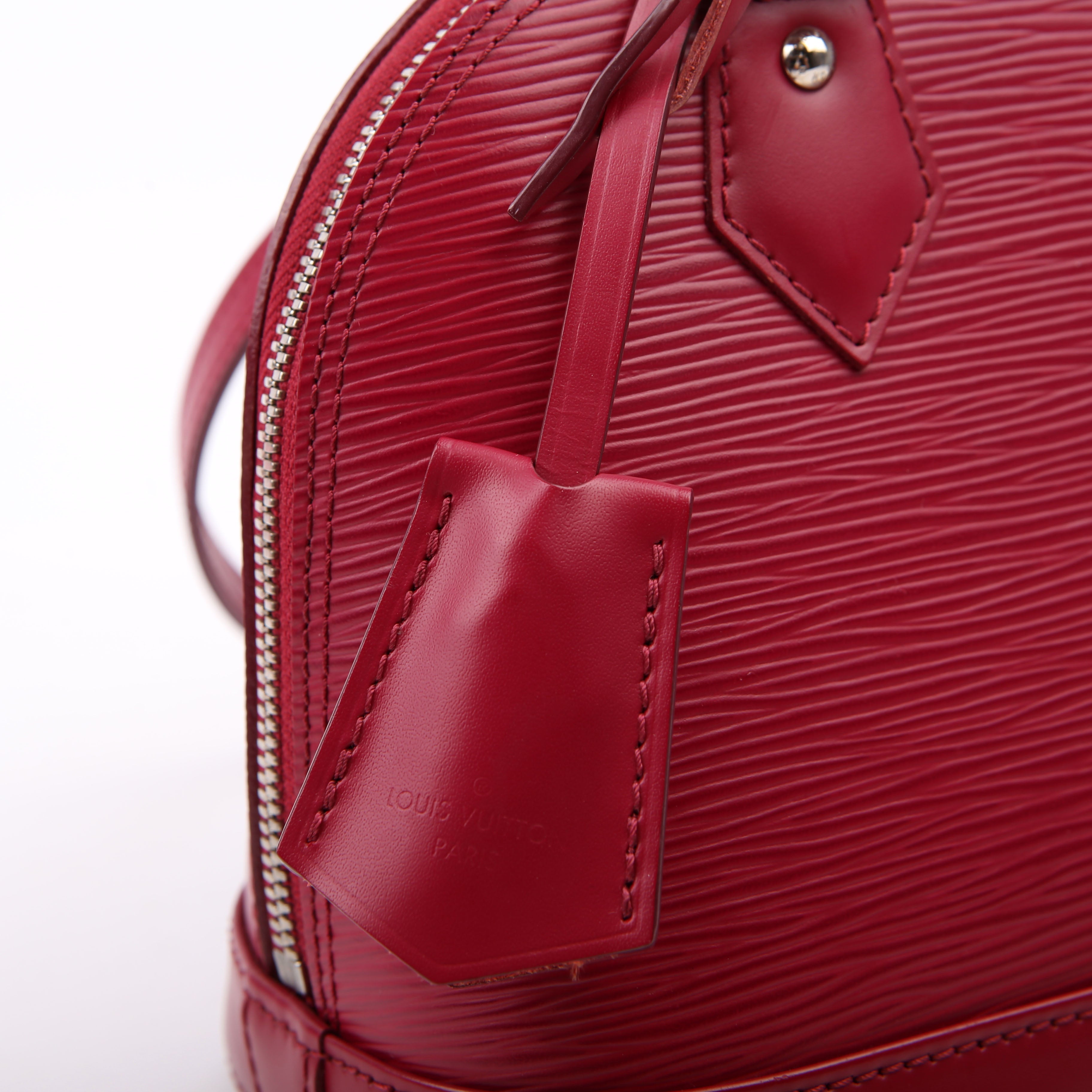 Alma BB With Strap Epi Burgundy