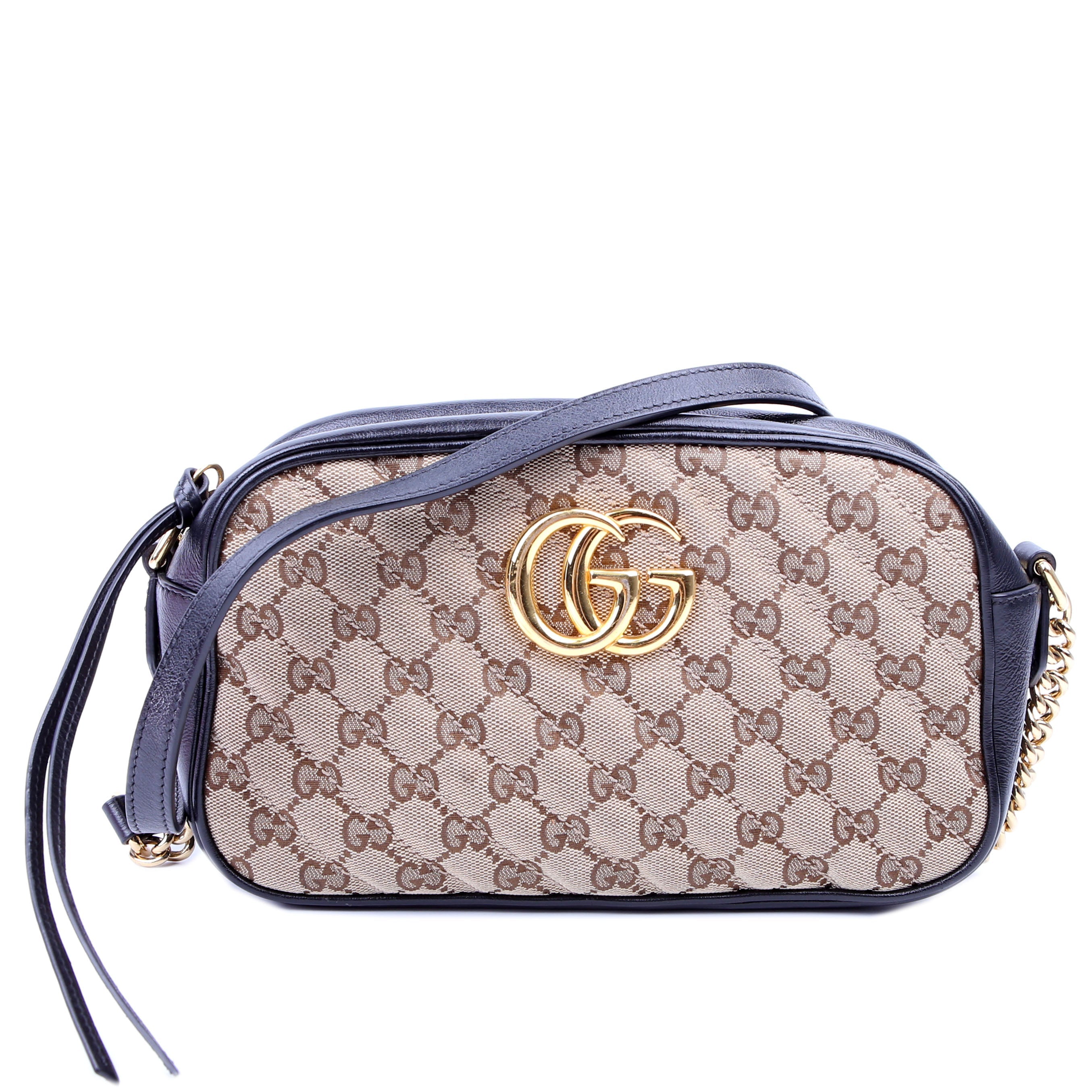 447632 Marmont Small GG Canvas Camera Black