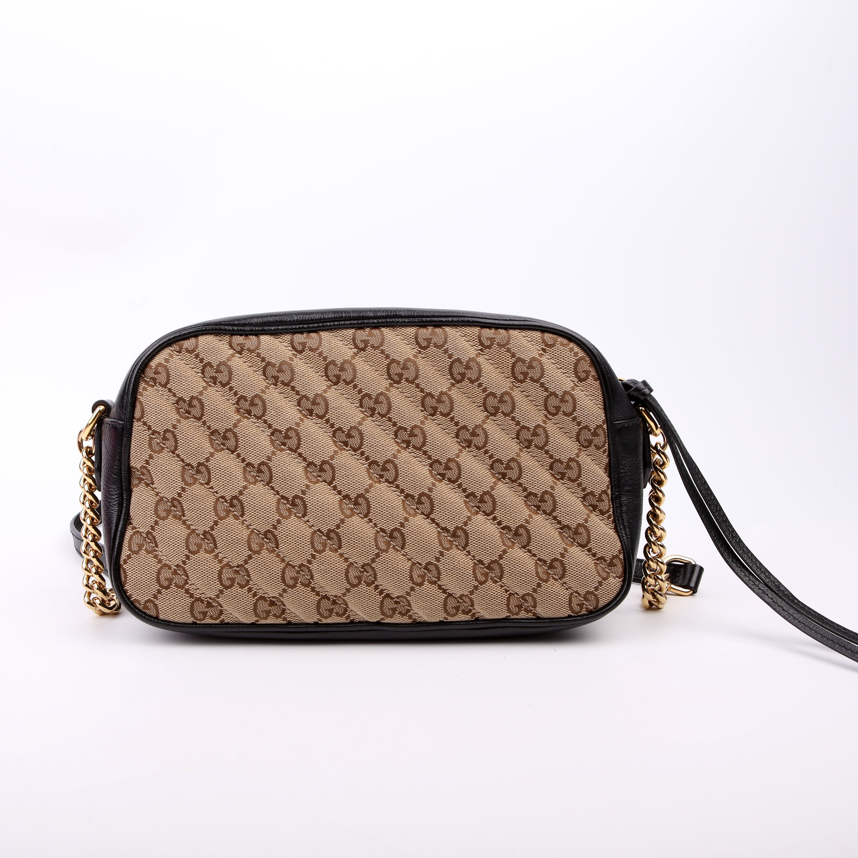 447632 Marmont Small GG Canvas Camera Black