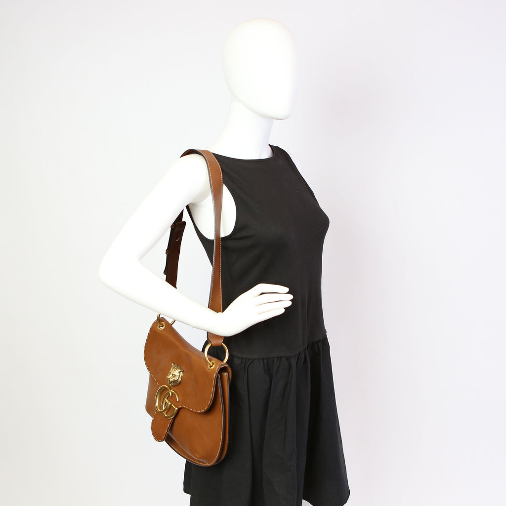 409154 Marmont Animalier Medium Brown