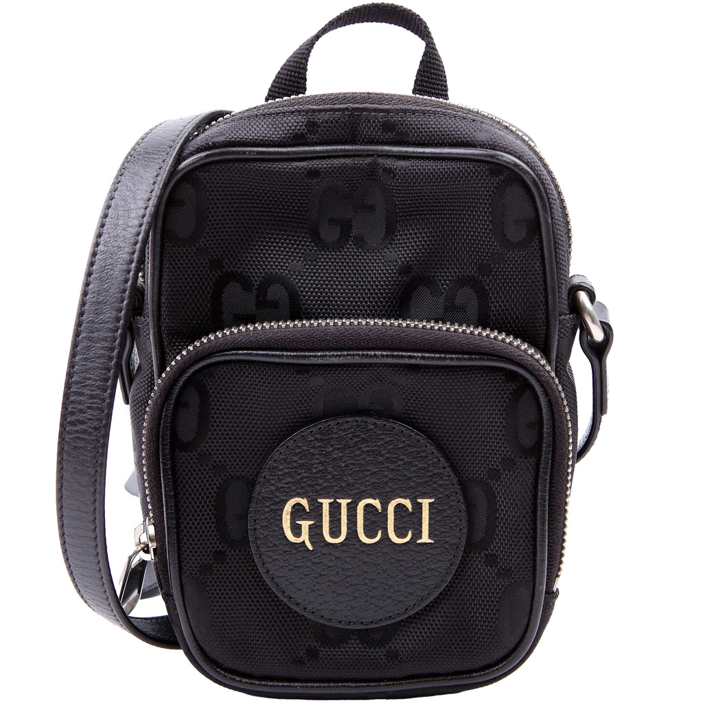Gucci 643882 GG Nylon Off the Grid Mini Shoulder Black