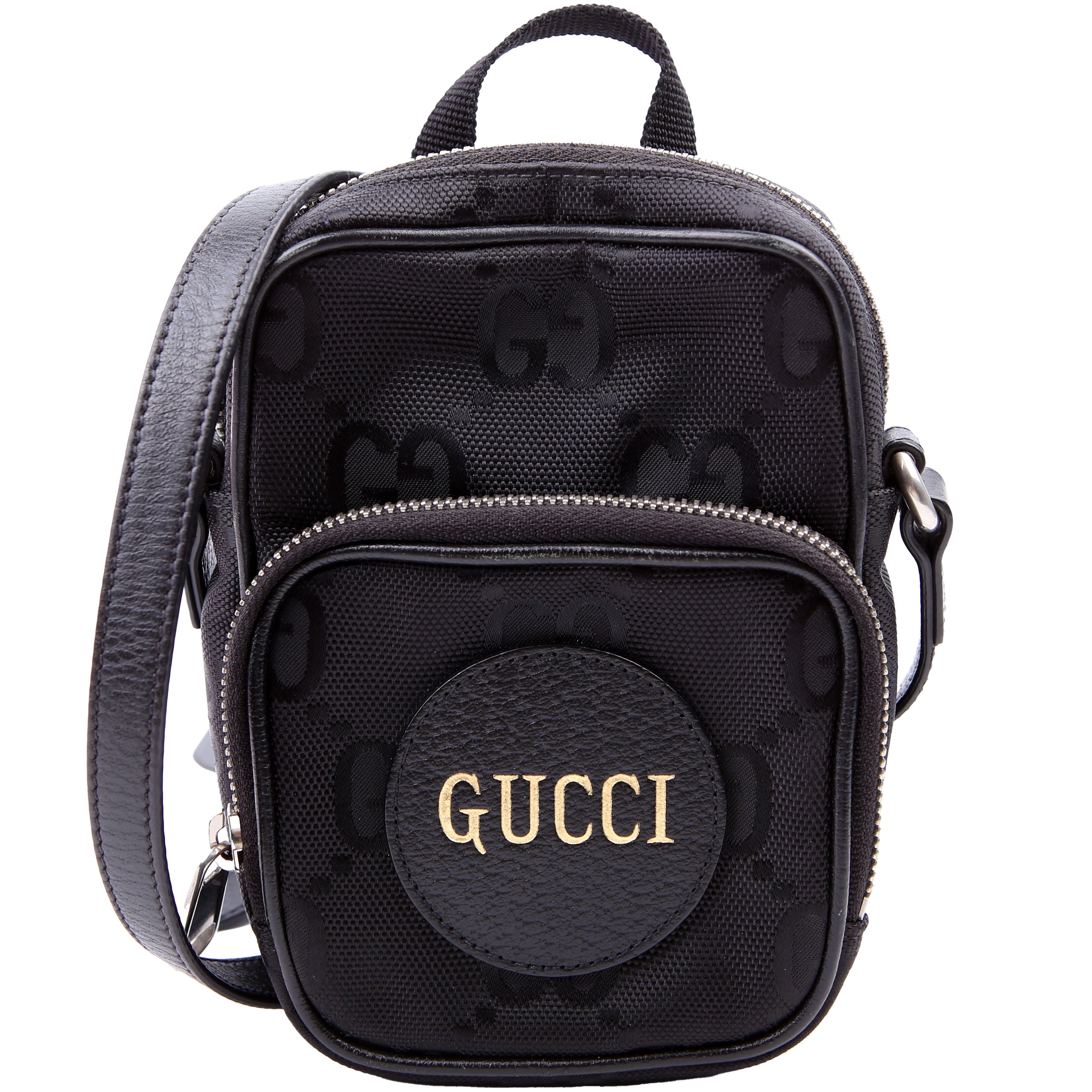 Gucci 643882 GG Nylon Off the Grid Mini Shoulder Black