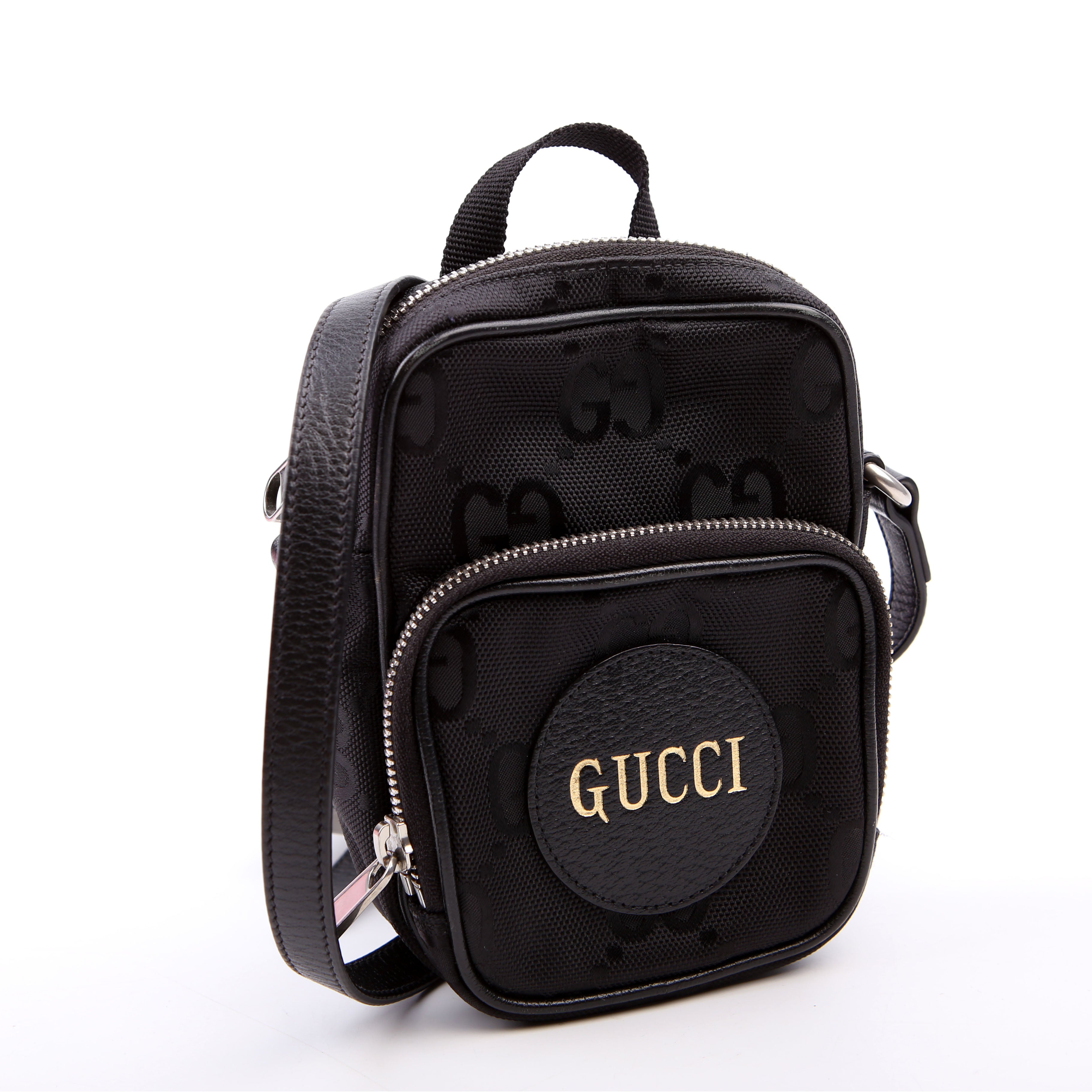 Gucci 643882 GG Nylon Off the Grid Mini Shoulder Black