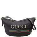 Gucci 523588 Half Moon Bag Black