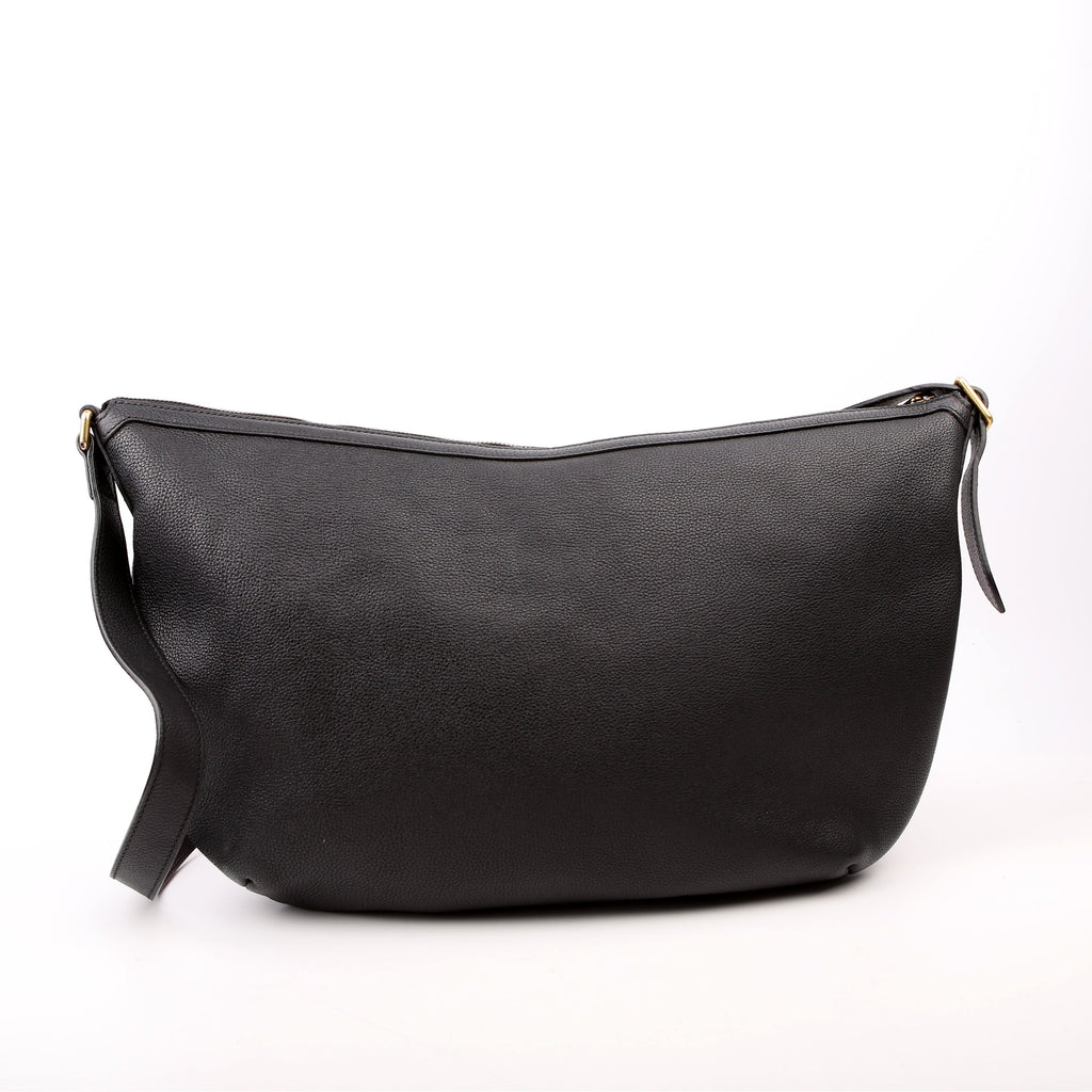 Gucci 523588 Half Moon Bag Black