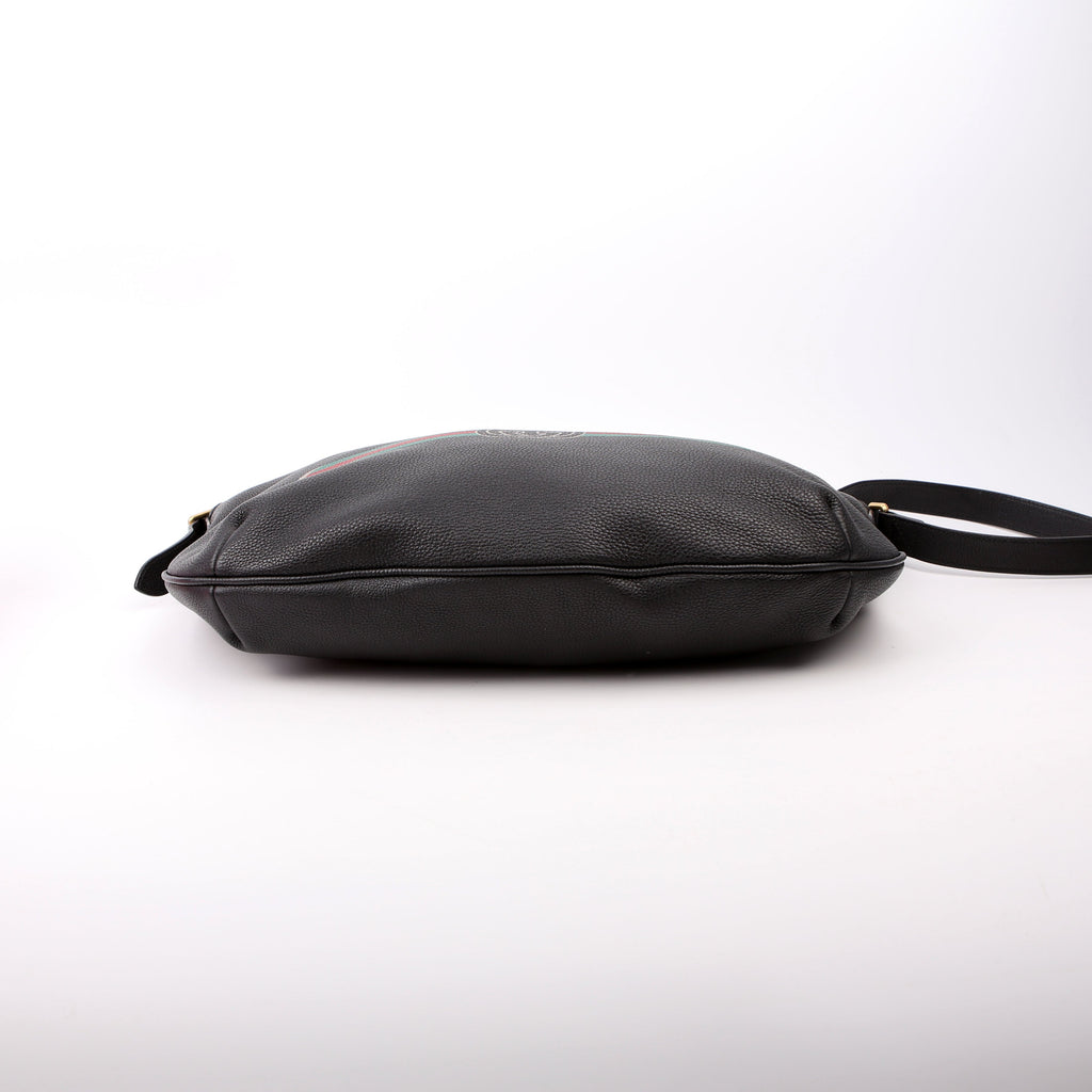 Gucci 523588 Half Moon Bag Black