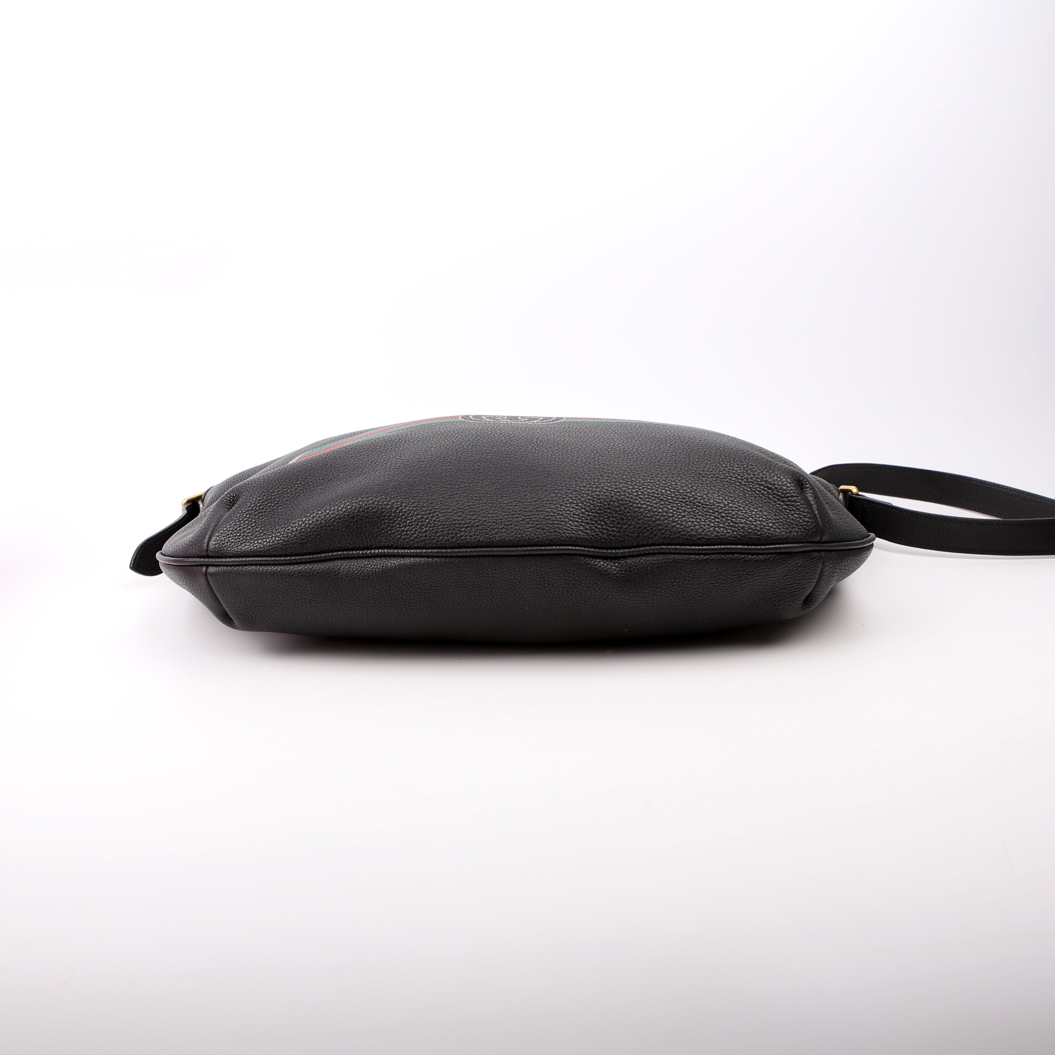Gucci 523588 Half Moon Bag Black