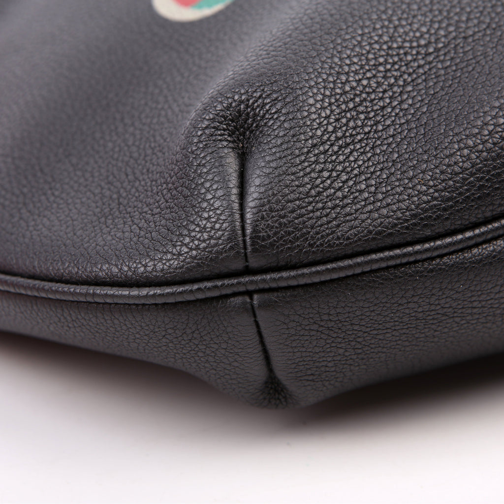 Gucci 523588 Half Moon Bag Black
