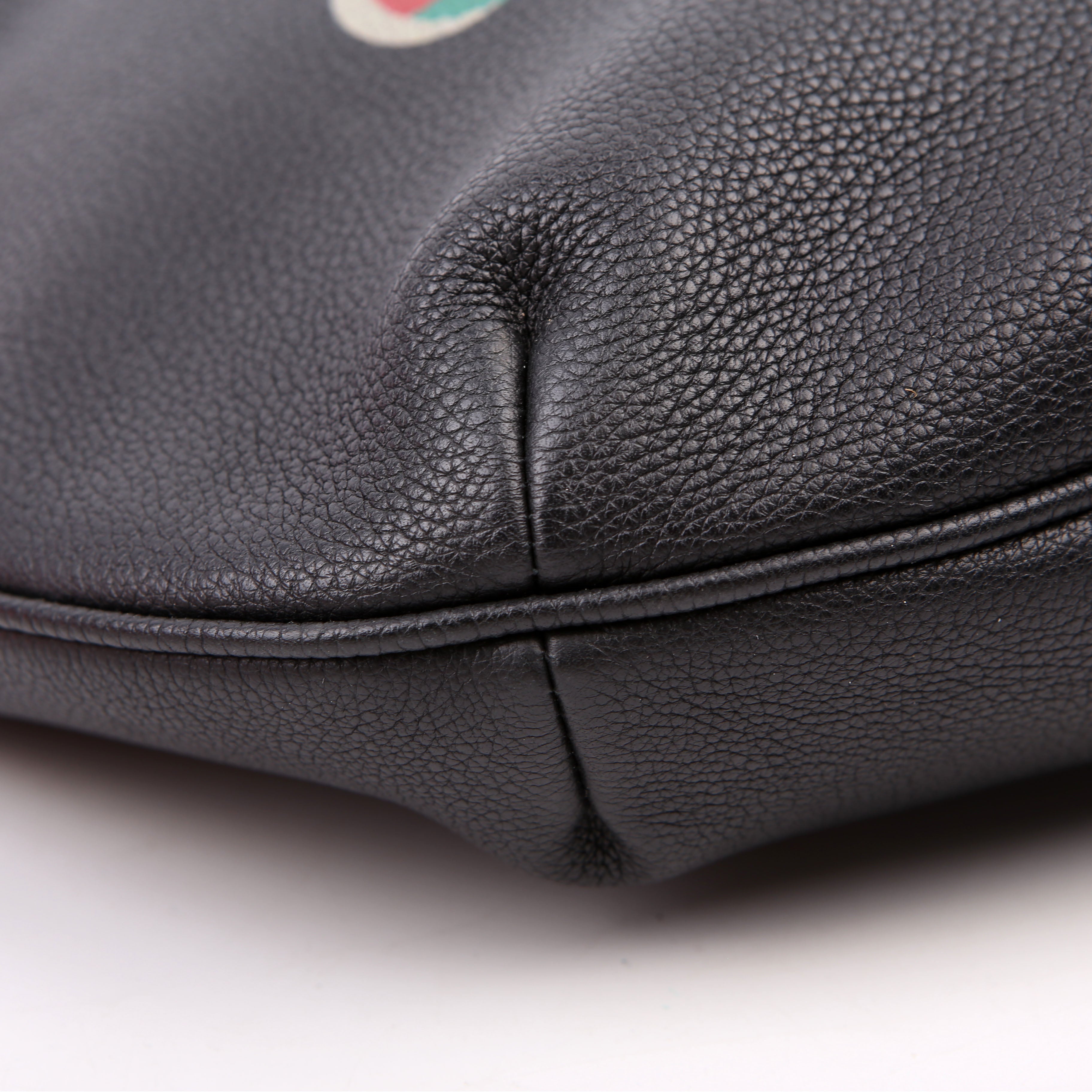 Gucci 523588 Half Moon Bag Black