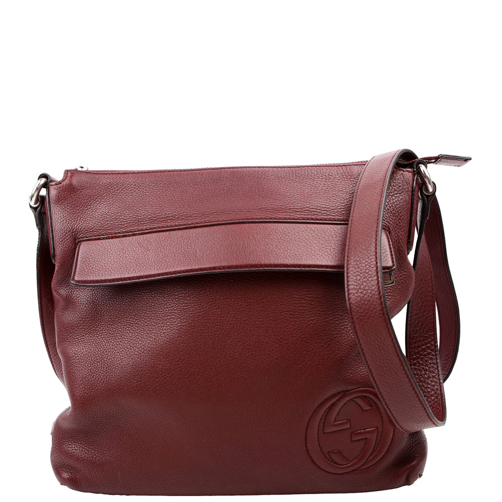 Gucci 322059 Soho Medium Messenger Burgundy