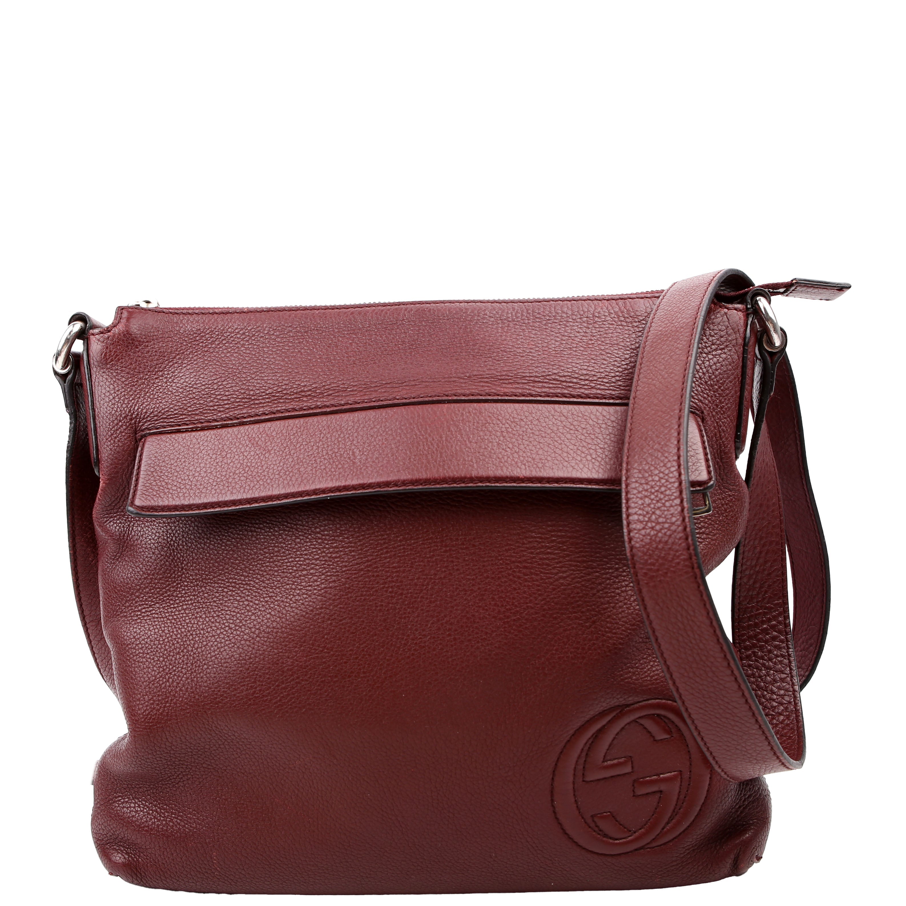 Gucci 322059 Soho Medium Messenger Burgundy