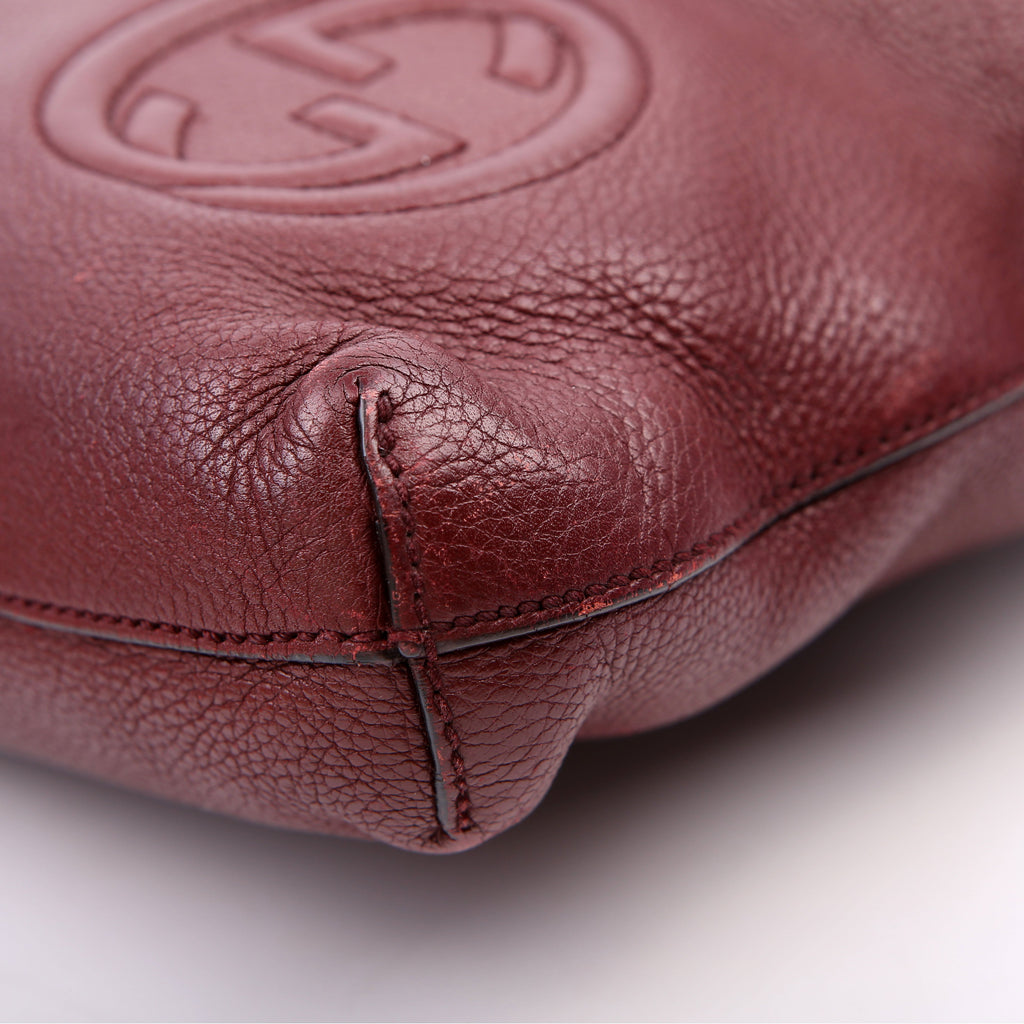 Gucci 322059 Soho Medium Messenger Burgundy