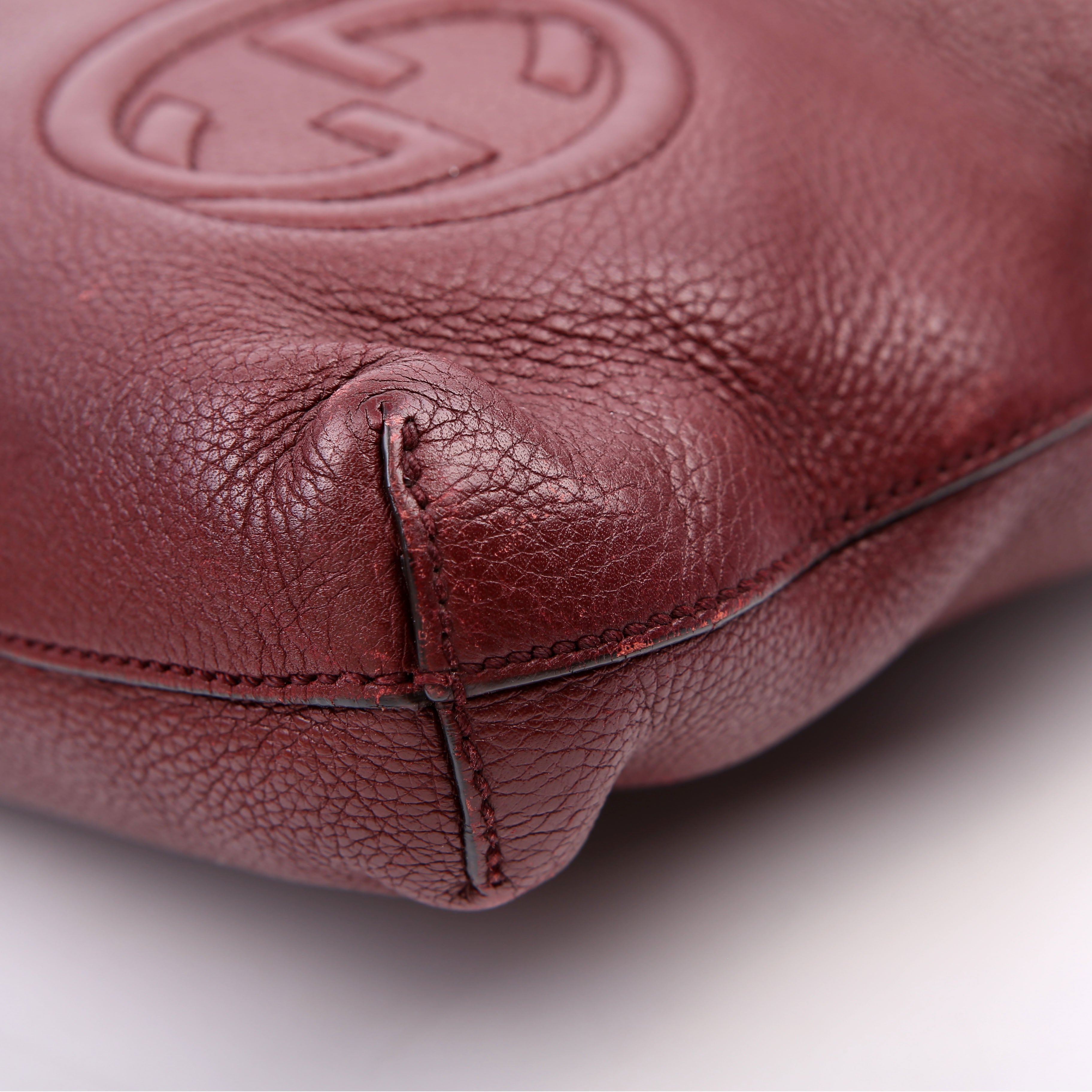 Gucci 322059 Soho Medium Messenger Burgundy