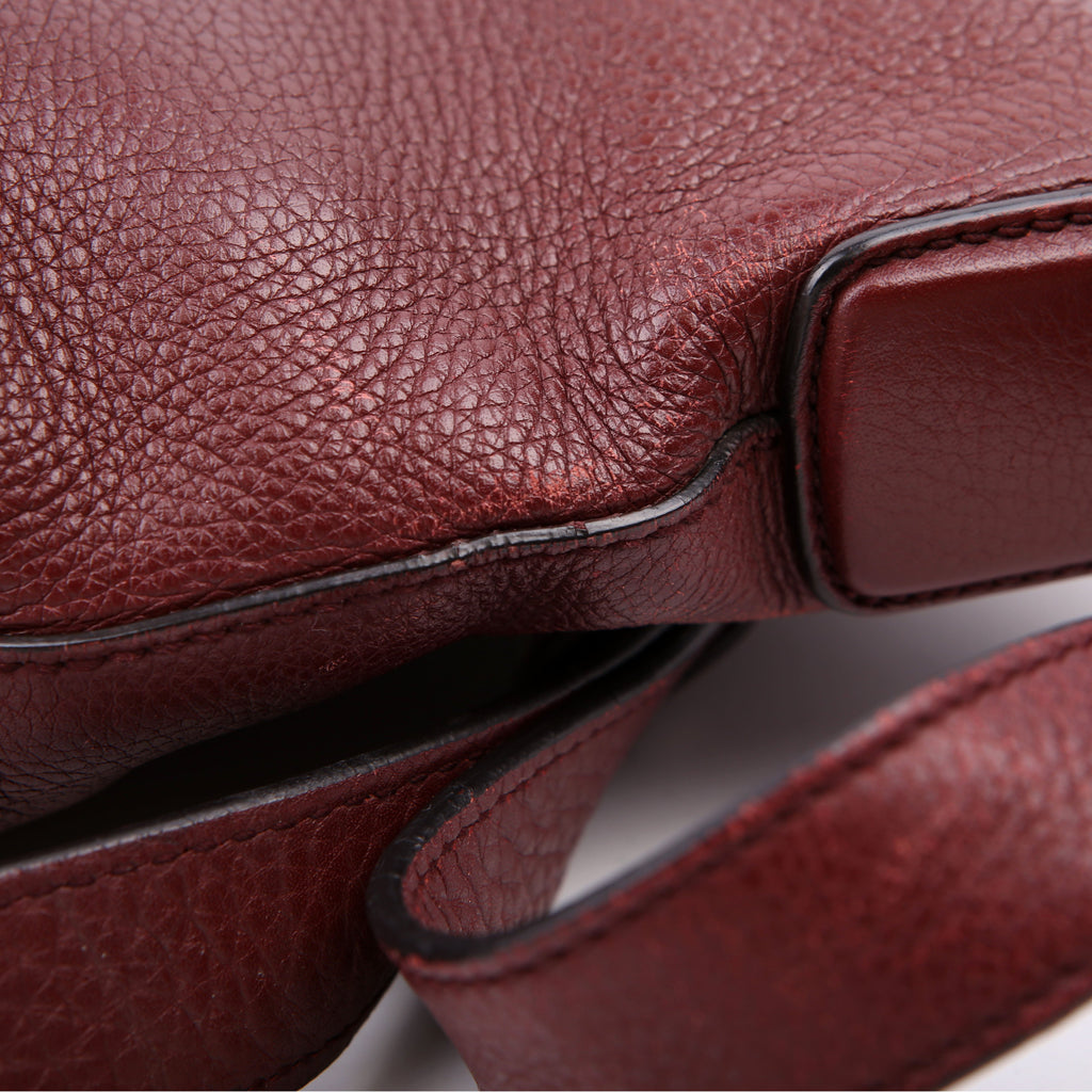 Gucci 322059 Soho Medium Messenger Burgundy