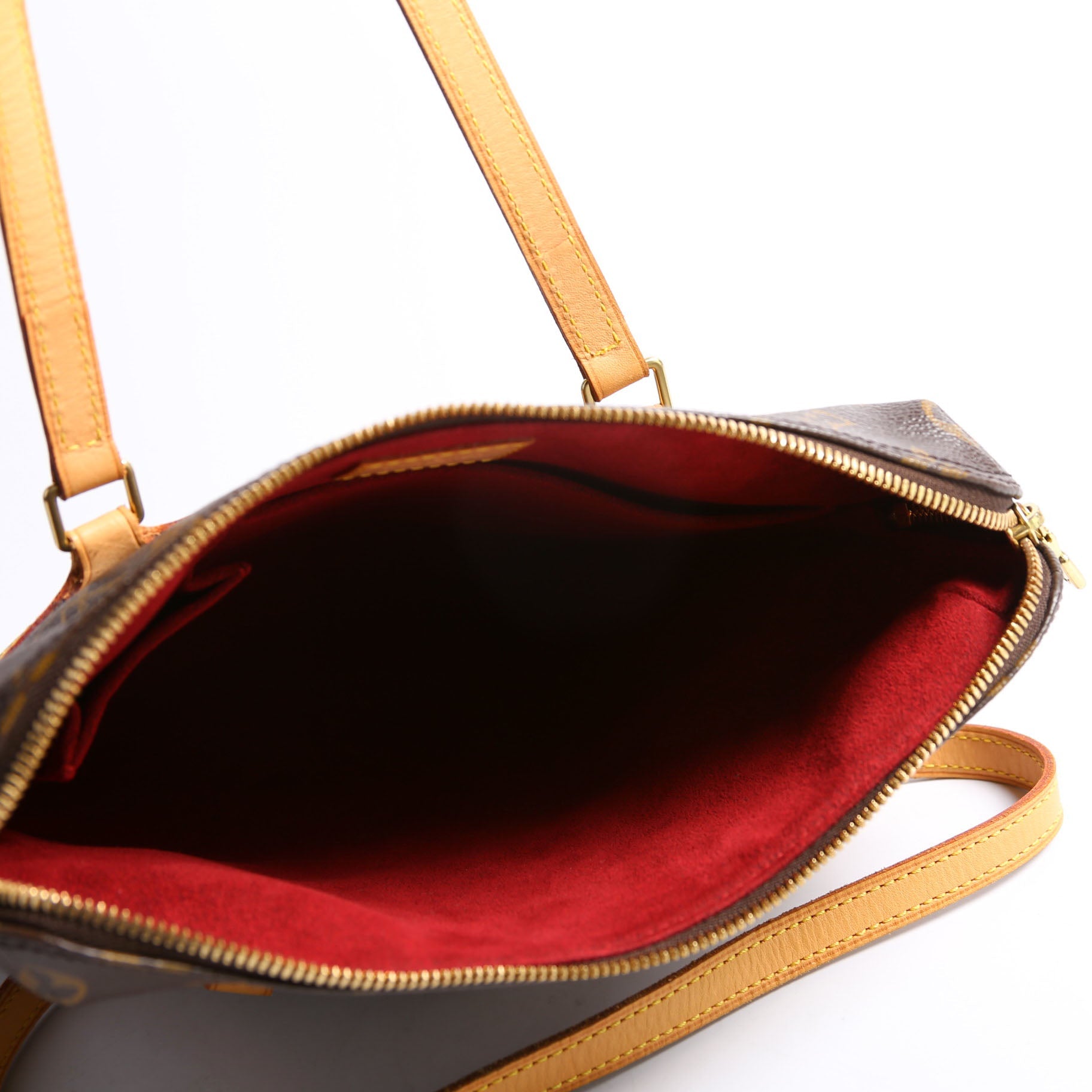 Sac Coussin GM Monogram Brown/Red