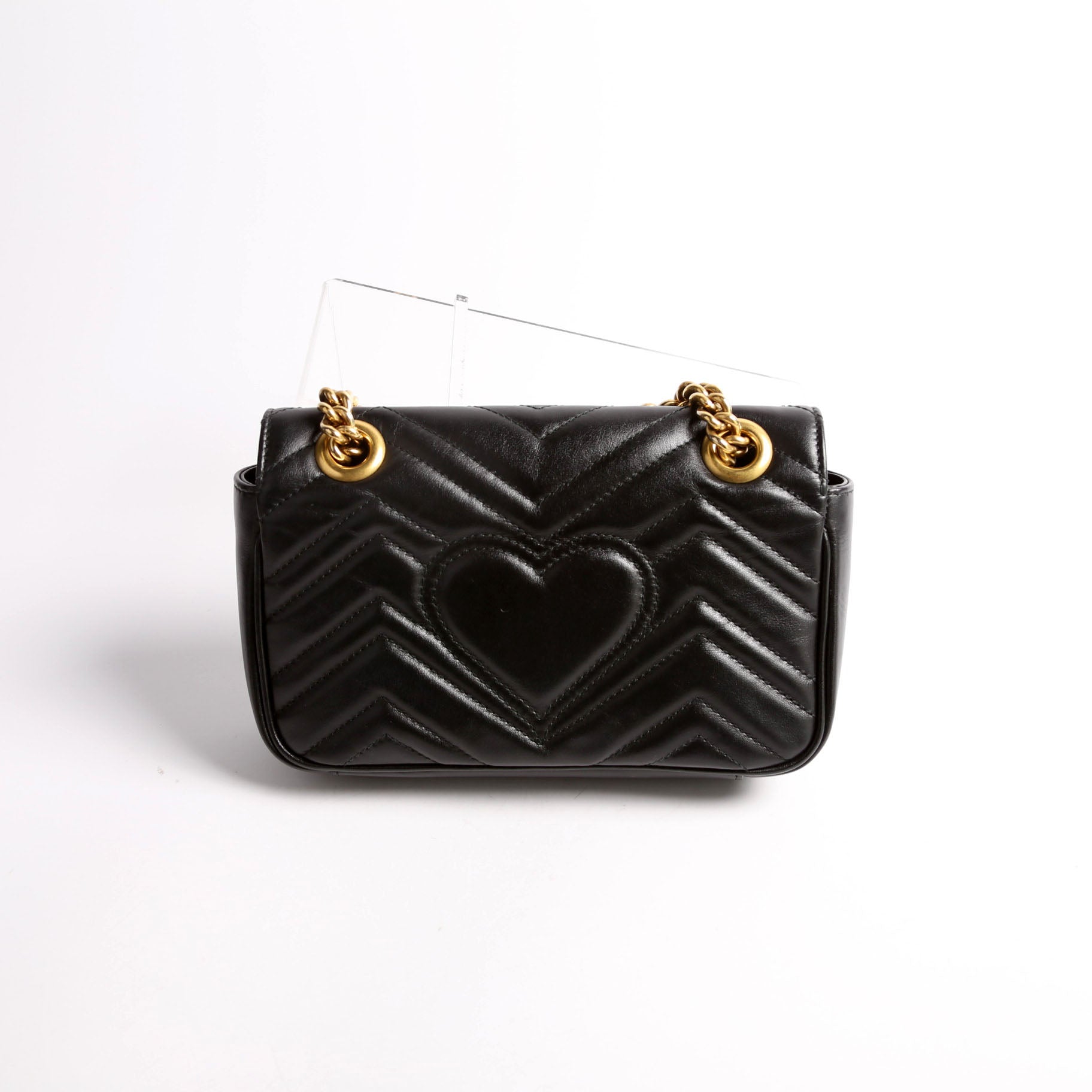 446744 Marmont Leather Shoulder Mini Flap