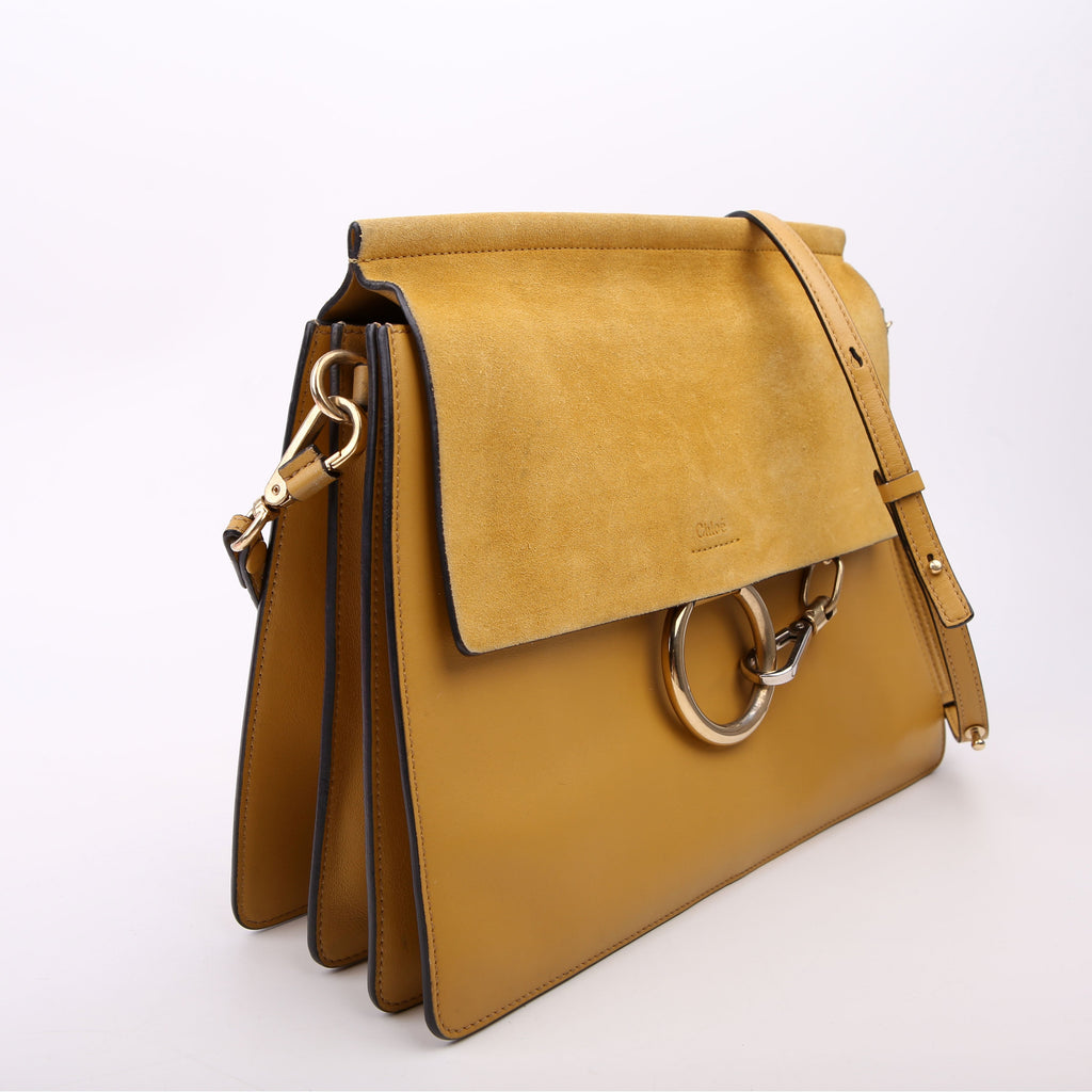 Faye Shoulder Bag Medium Yellow