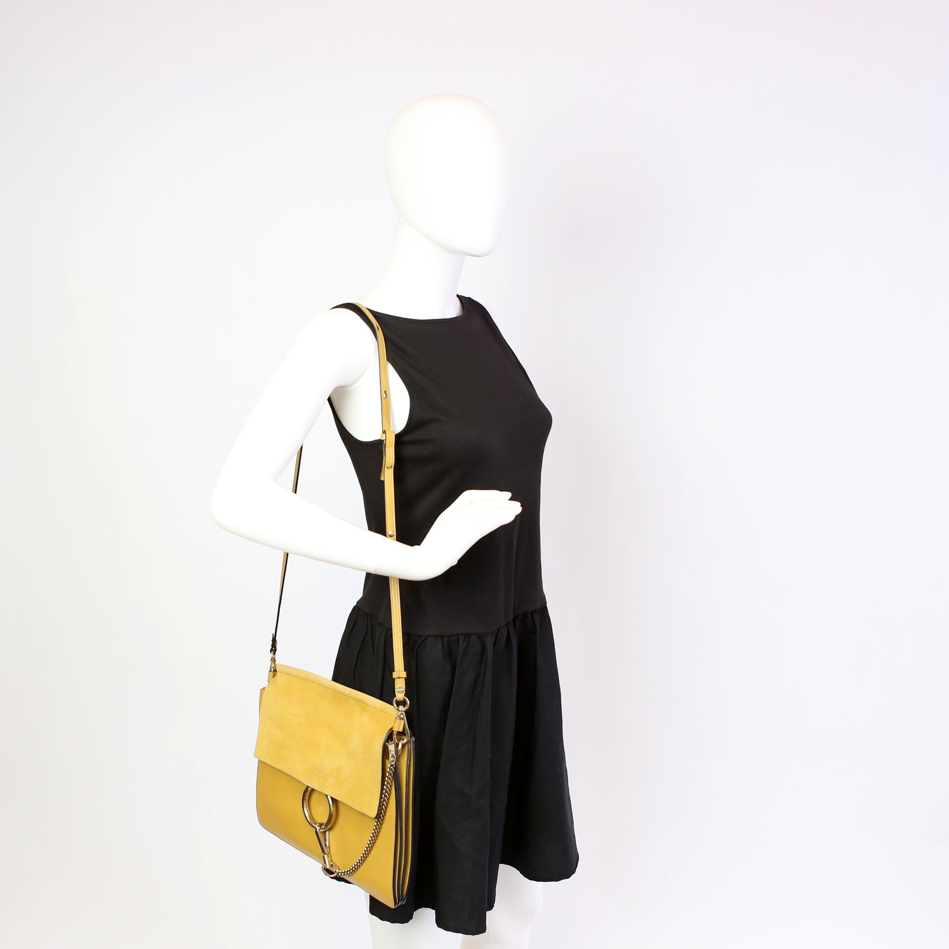 Faye Shoulder Bag Medium Yellow